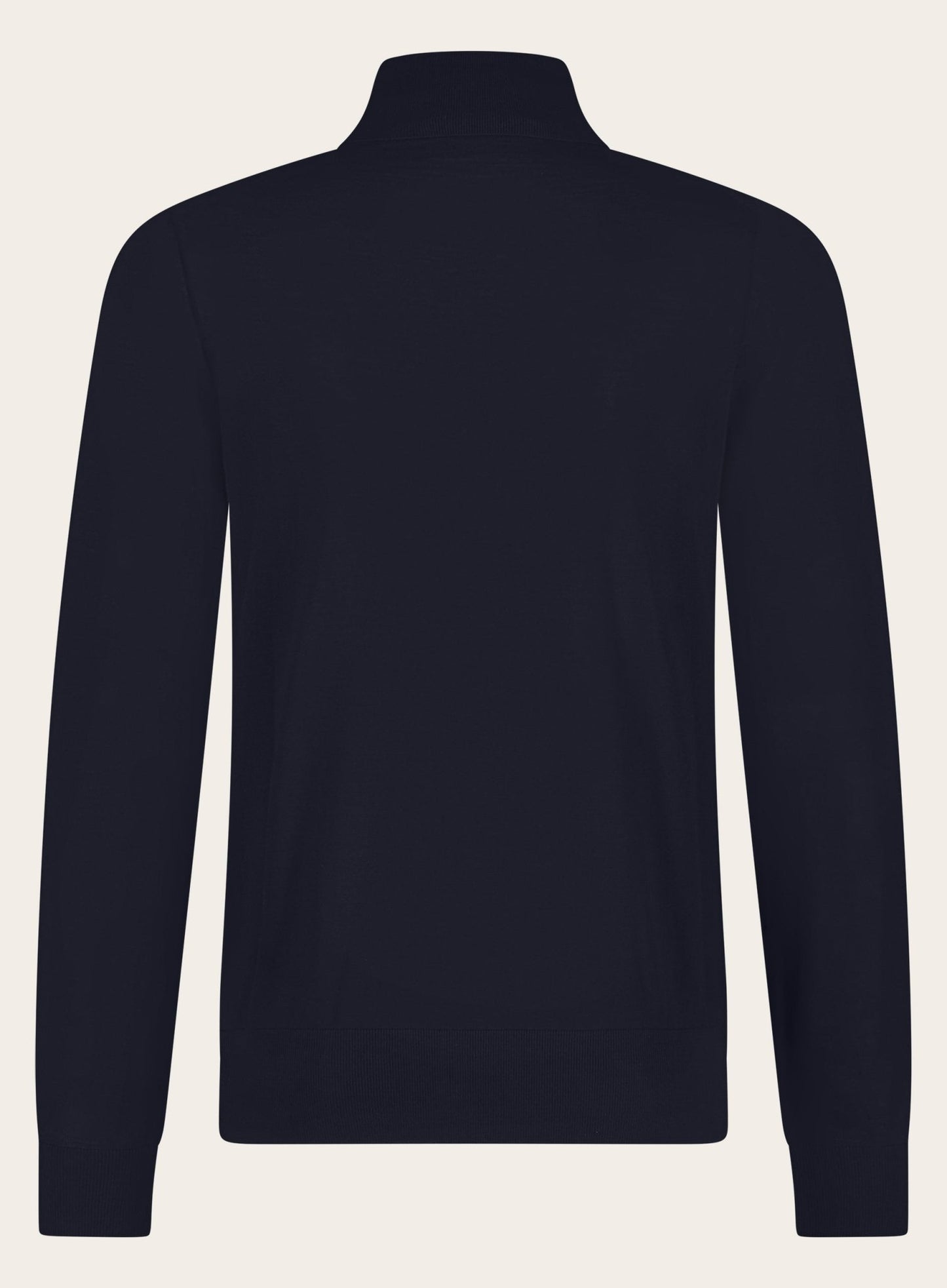 Turtleneck van wol | Blauw