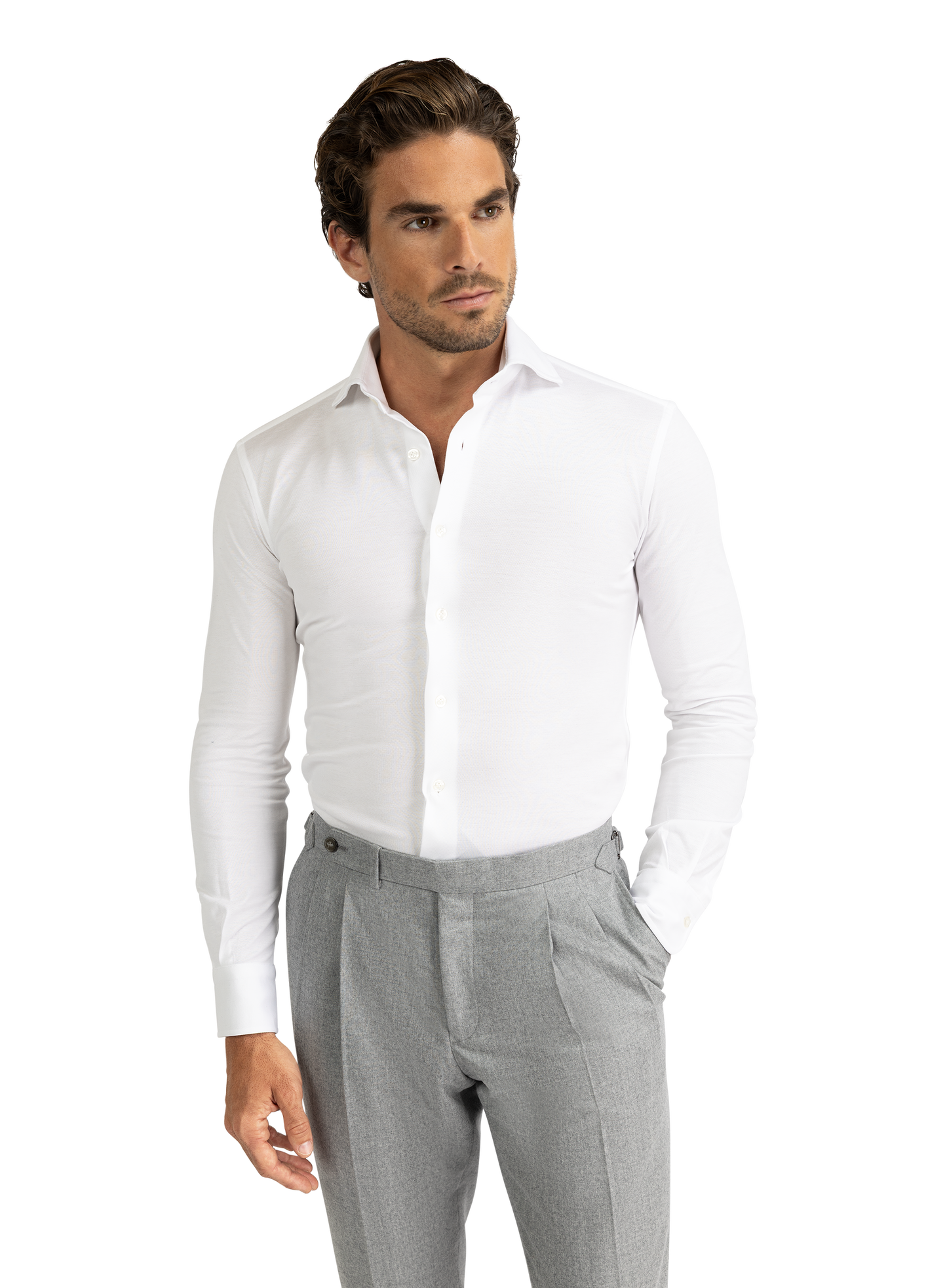 Shirt van katoen | Wit