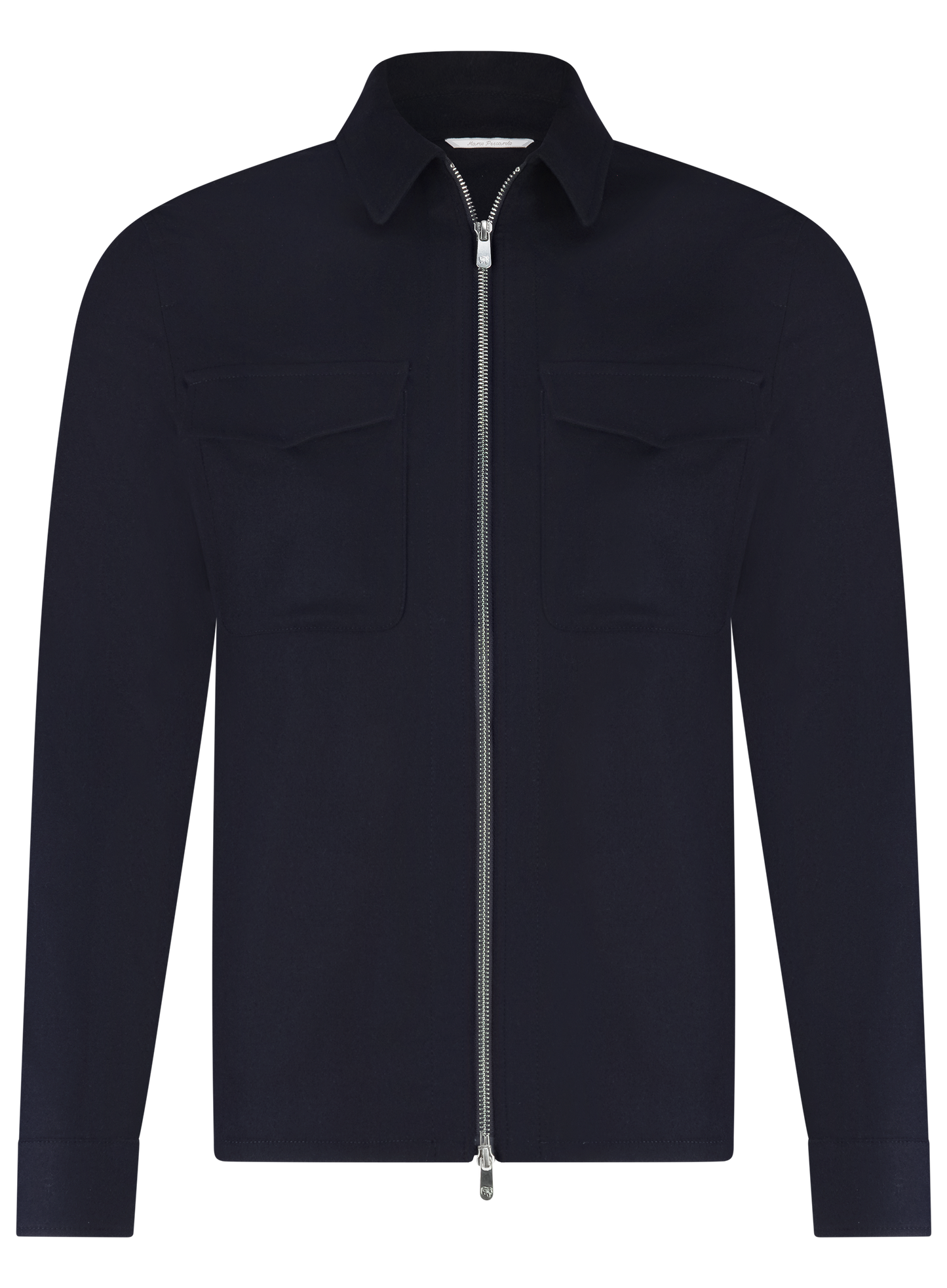 Urus overshirt van wol en cashmere | BLUE NAVY