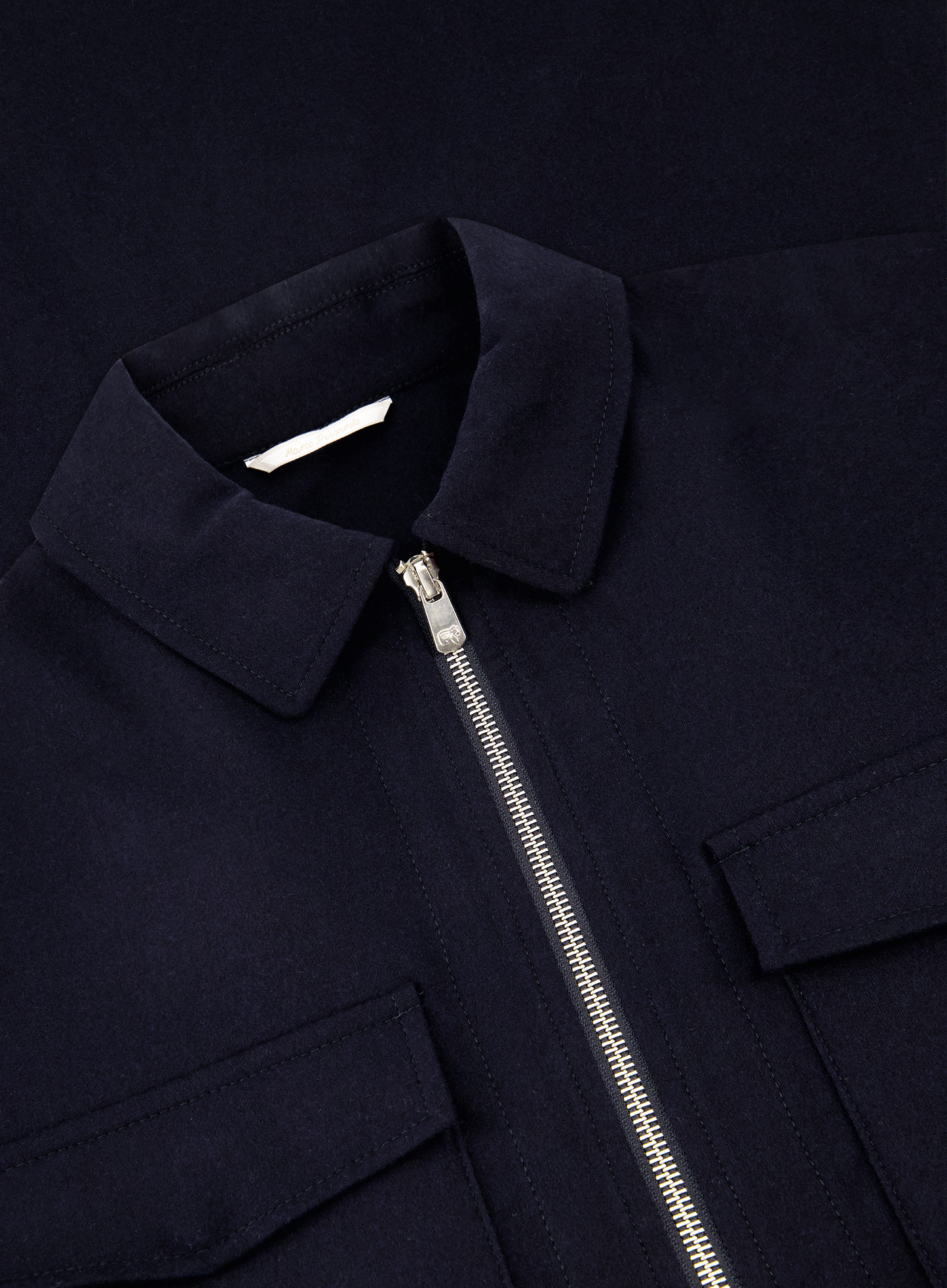 Urus overshirt van wol en cashmere | FULL_WIDTH | BLUE NAVY