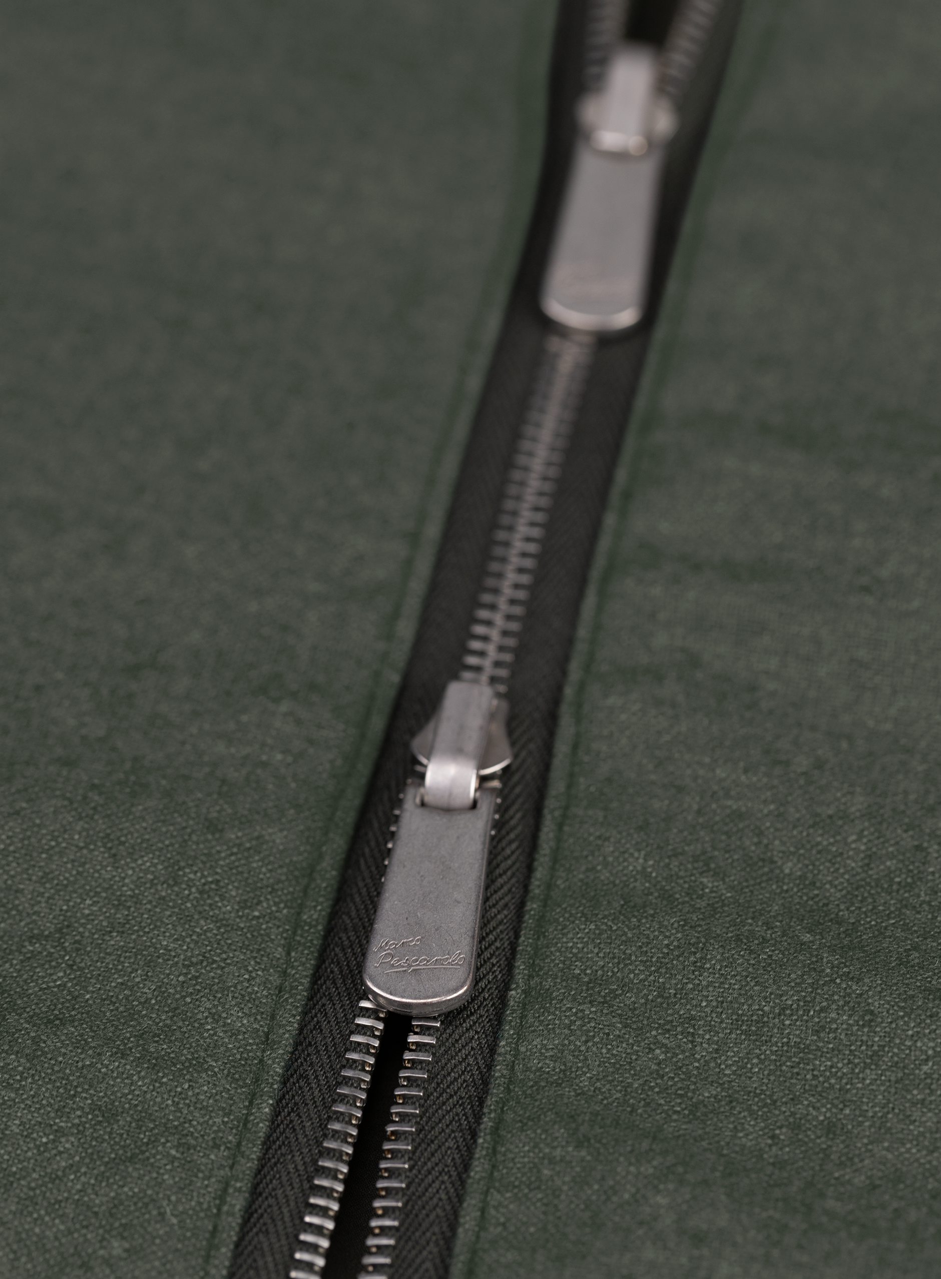 Reversible jack van wol en cashmere | FULL_WIDTH | Groen