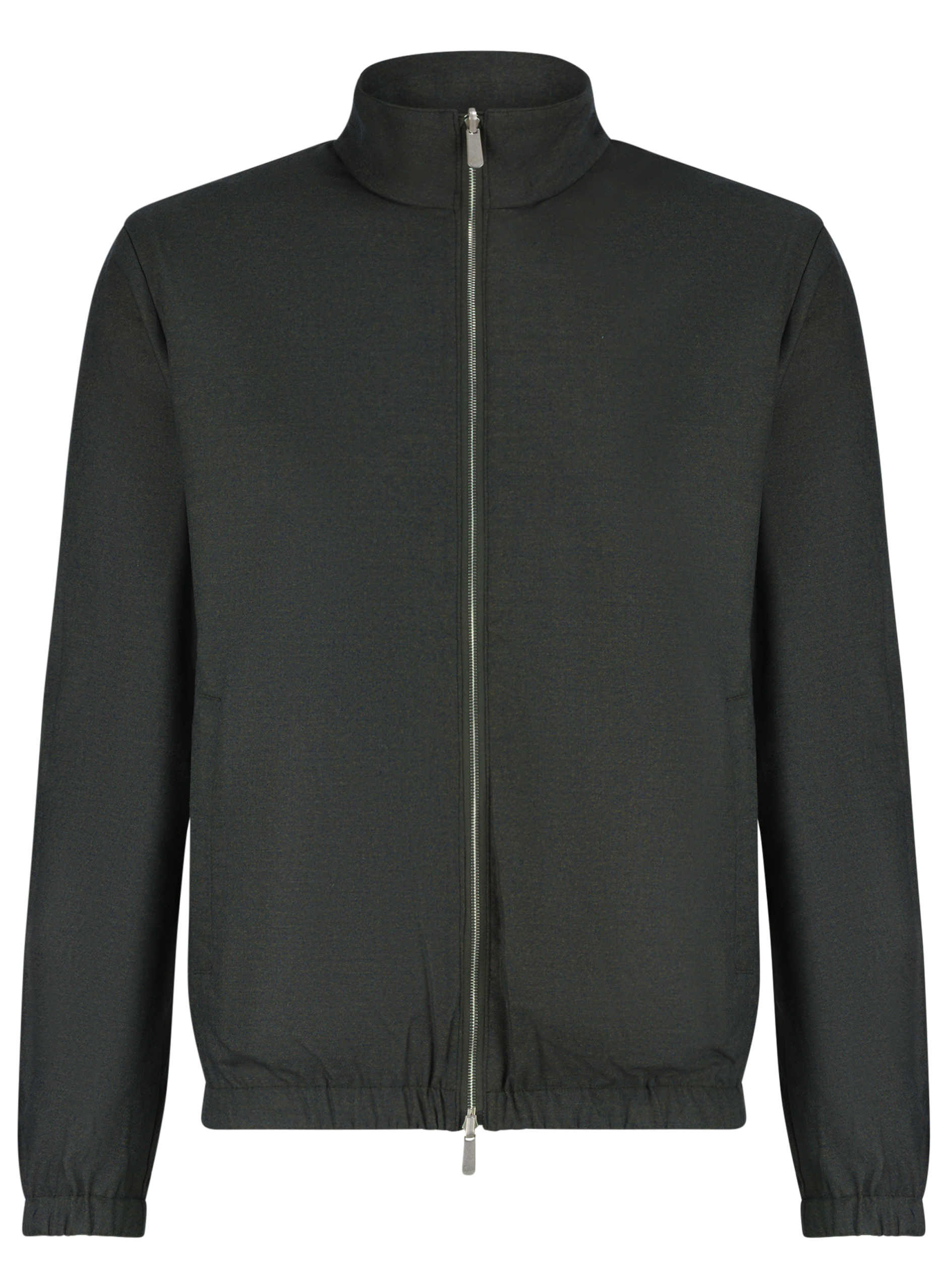 Reversible jack van wol en cashmere | Groen