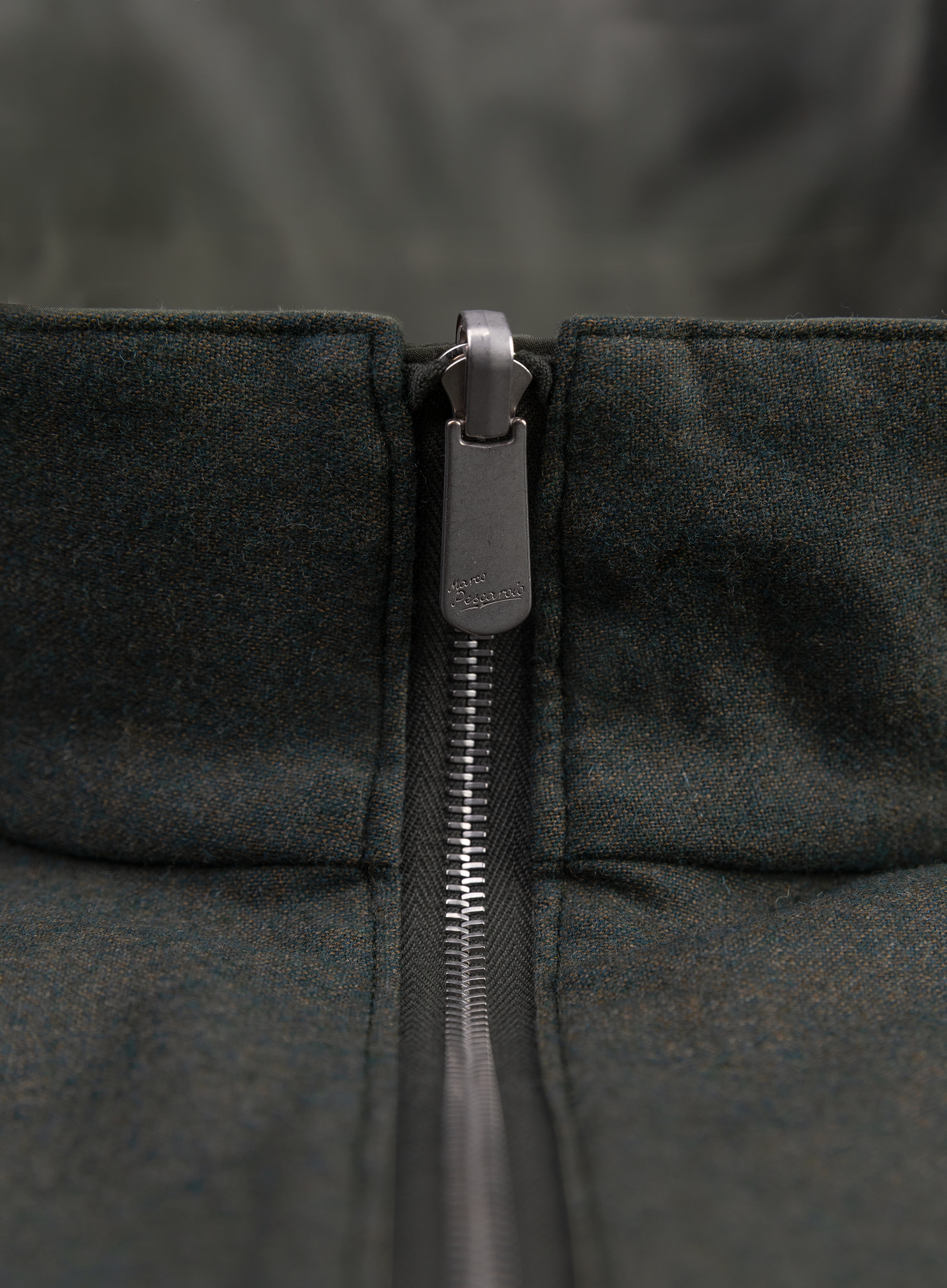 Reversible jack van wol en cashmere | FULL_WIDTH | Groen