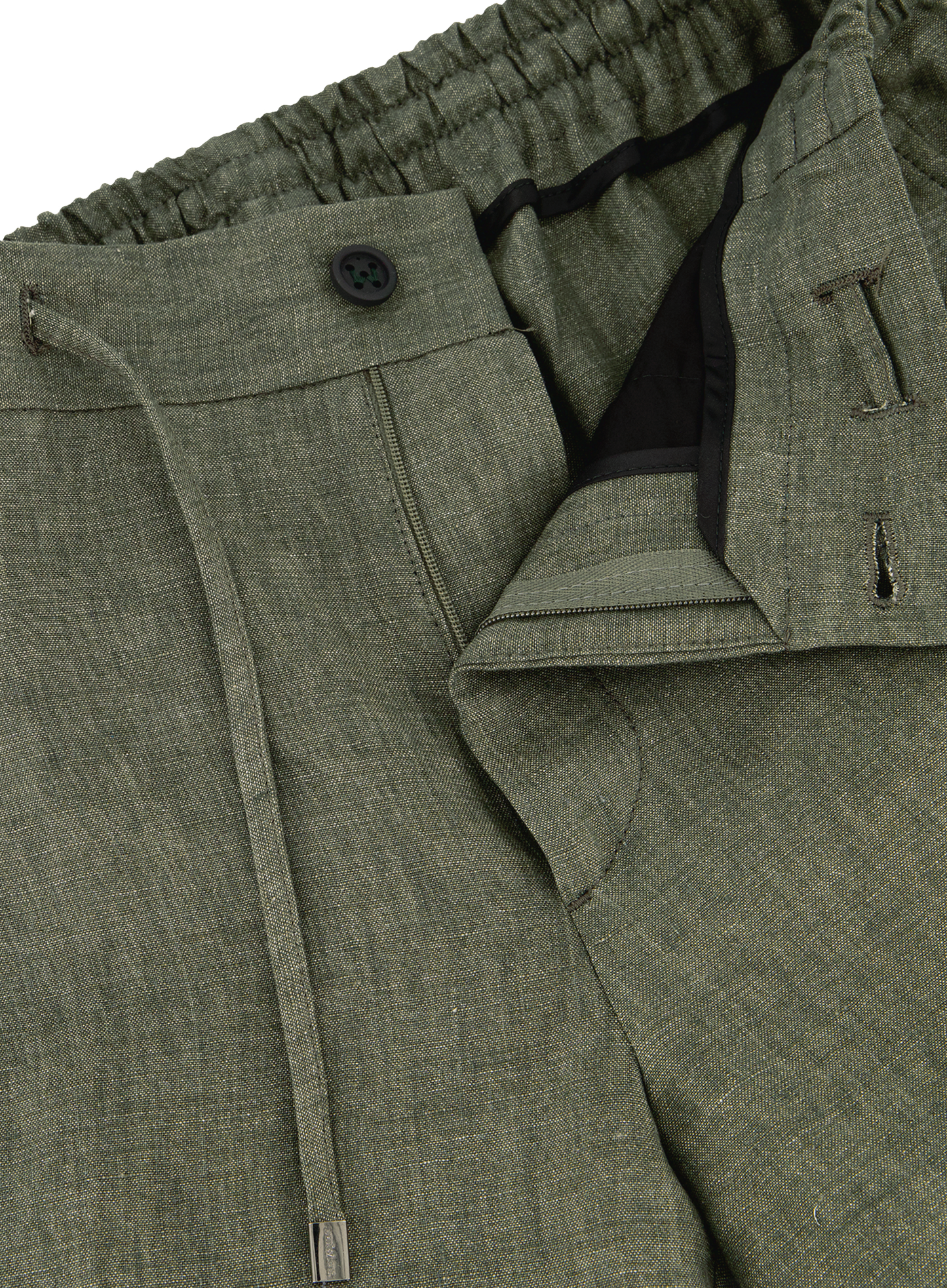 Spiaggia short van linnen | FULL_WIDTH | Groen