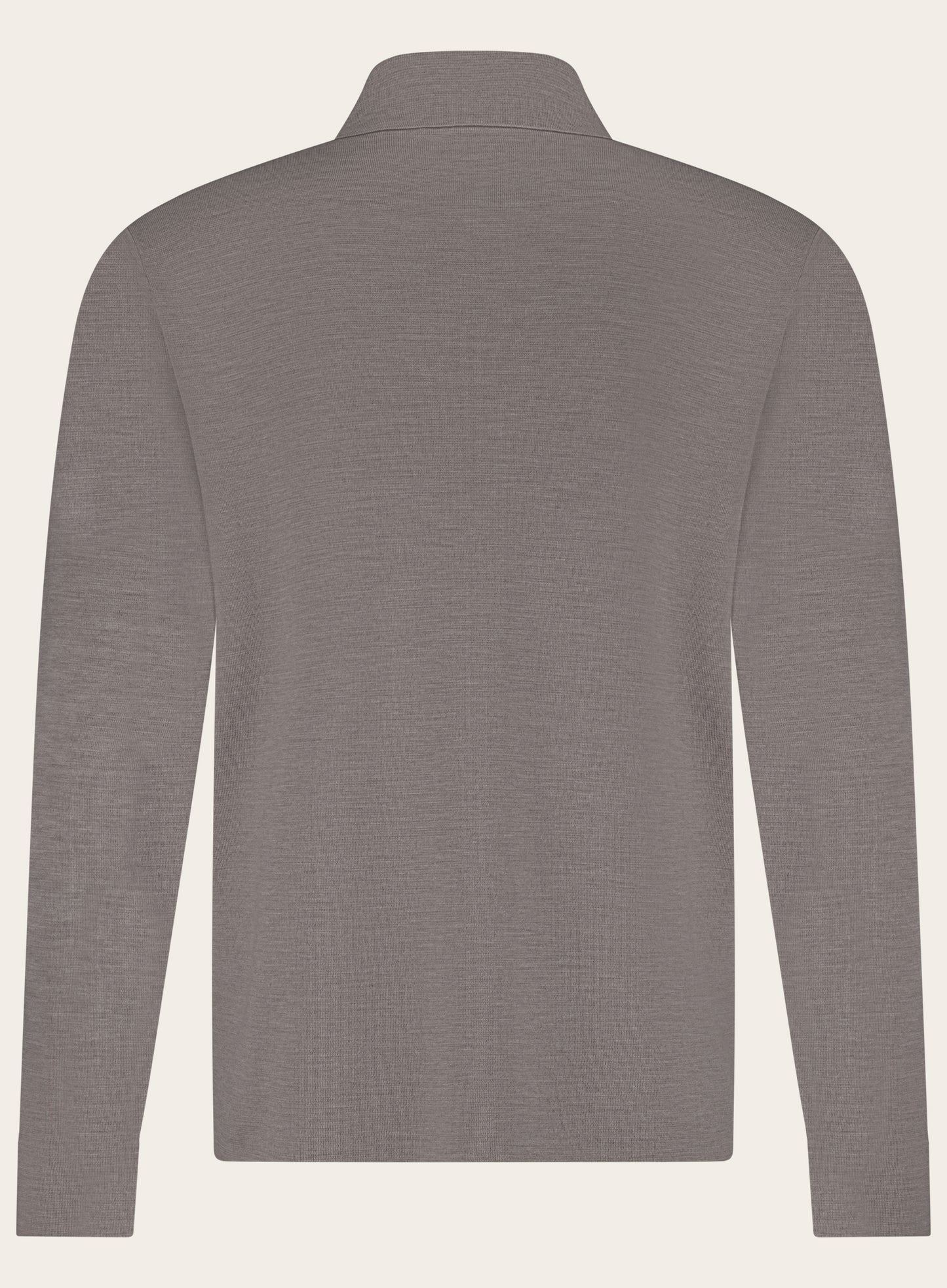 Shirt van virgin wol | Beige