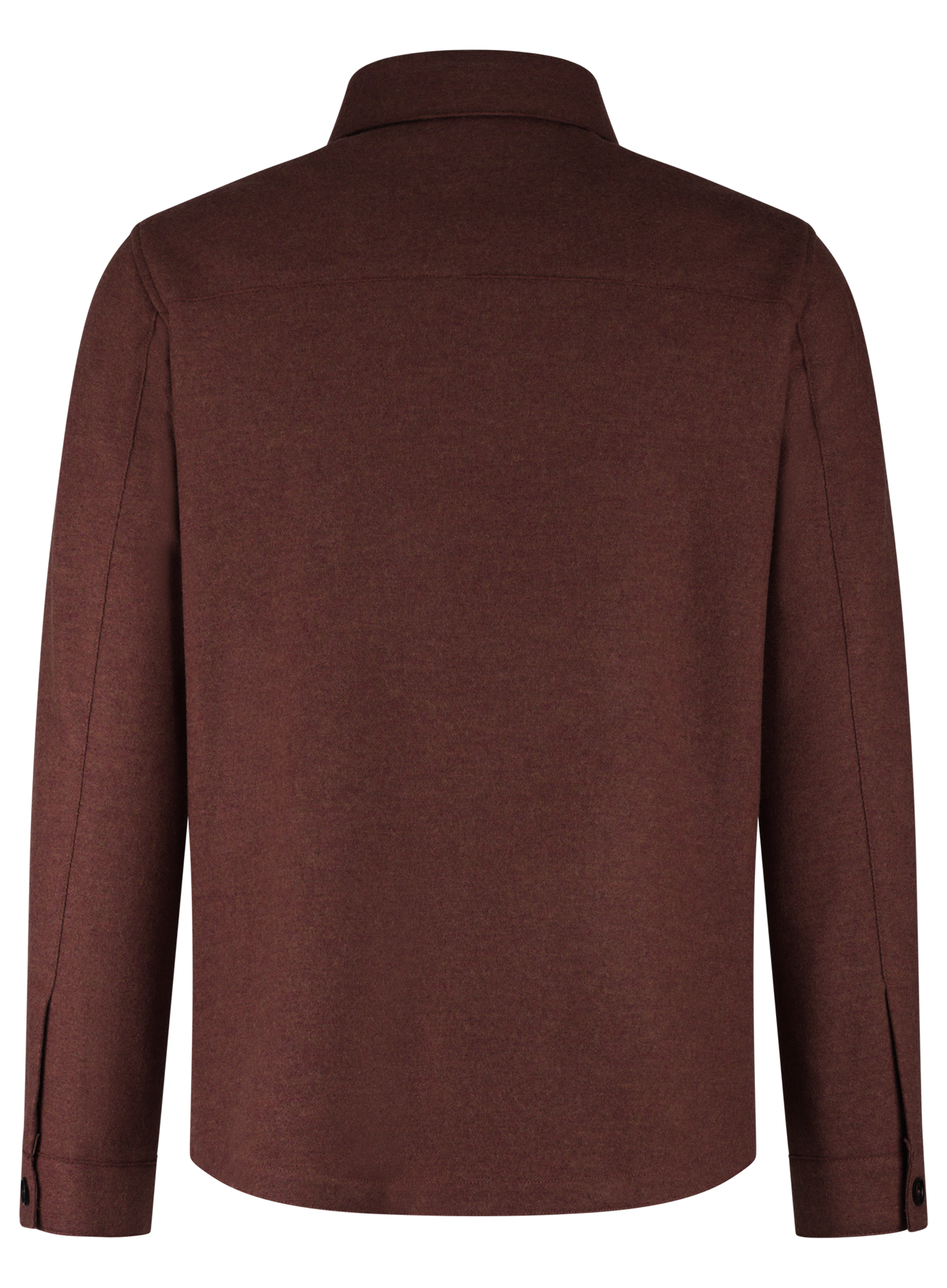Overshirt van wol en cashmere | Roest