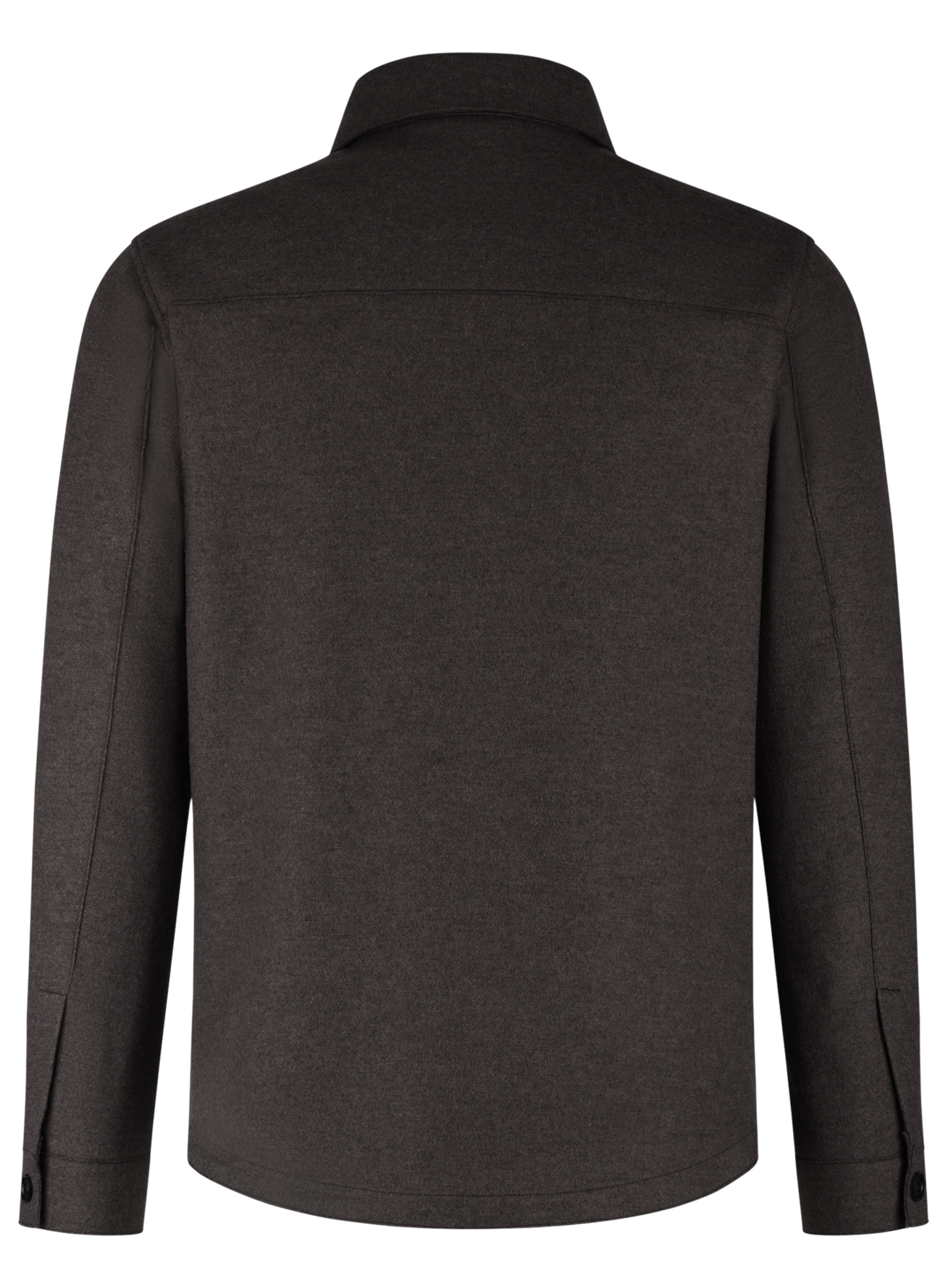 Overshirt van wol en cashmere | TAUPE