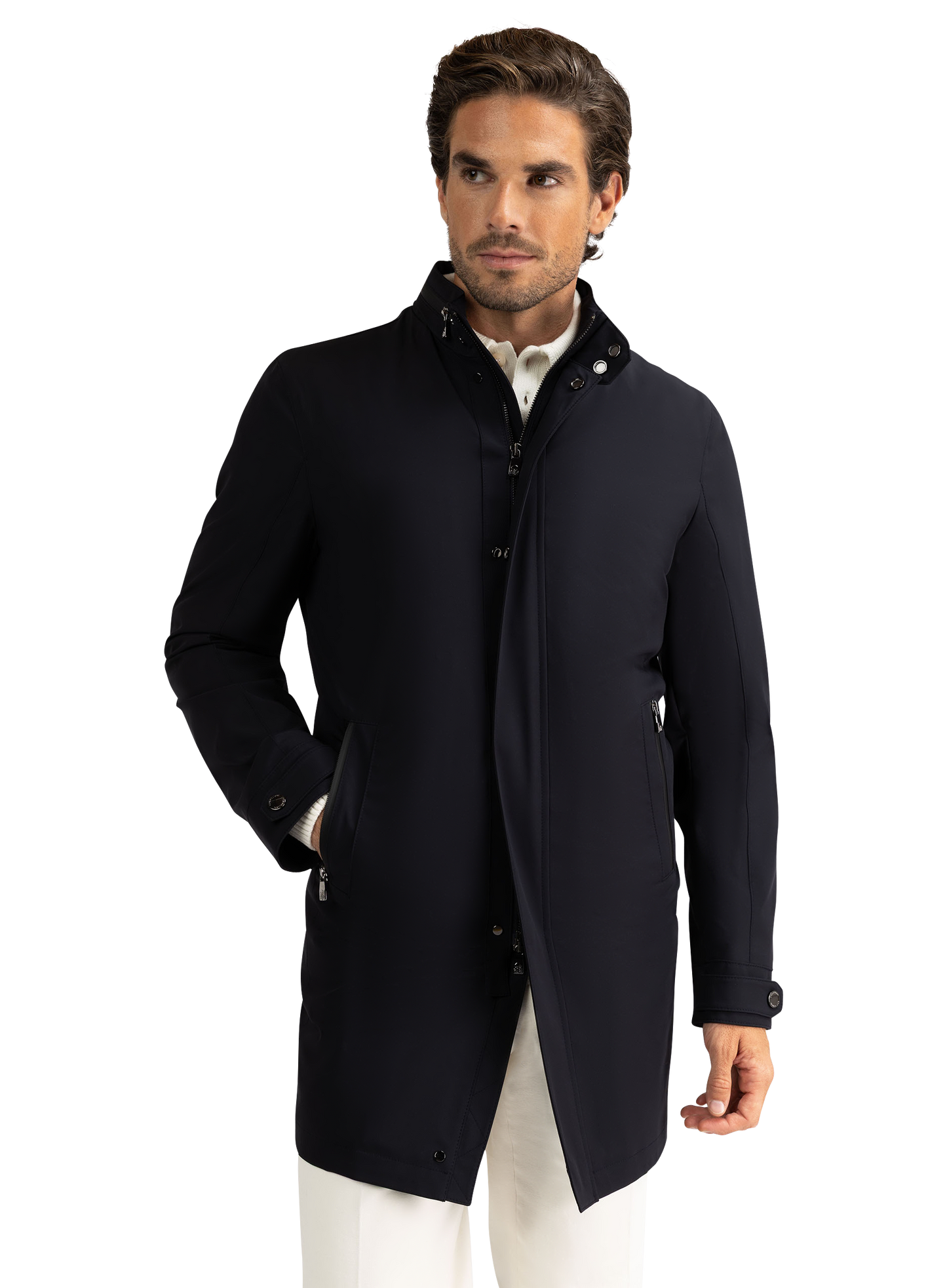 Waterafstotende jas | BLUE NAVY