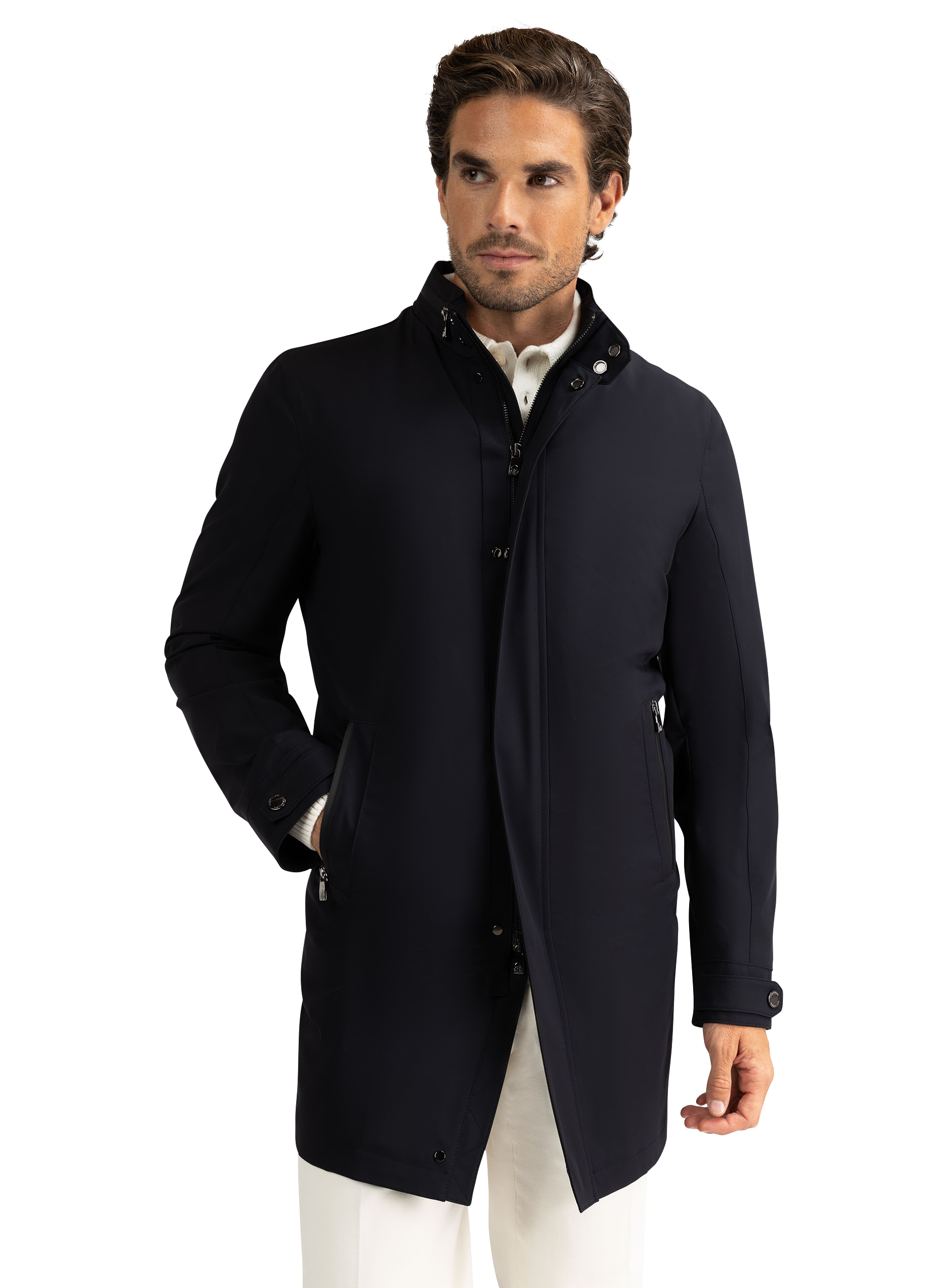 Waterafstotende jas | BLUE NAVY