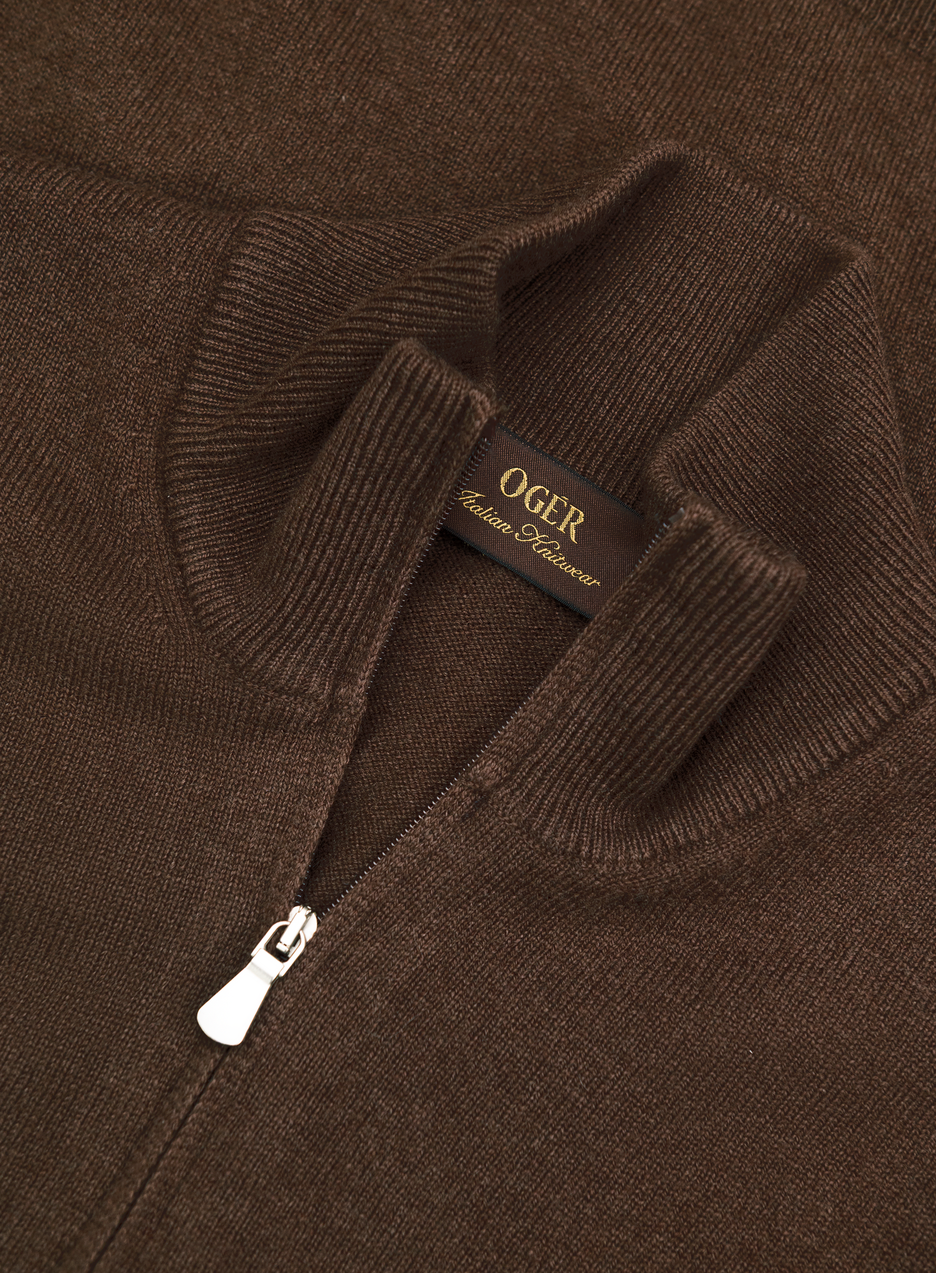 Half-zip trui van wol | FULL_WIDTH | D.Bruin