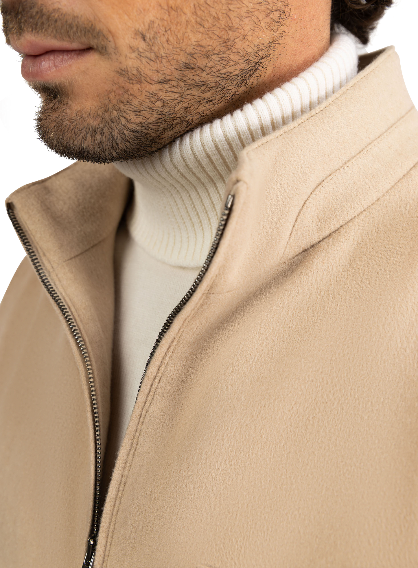 Bodywarmer van kameelhaar | FULL_WIDTH | Beige