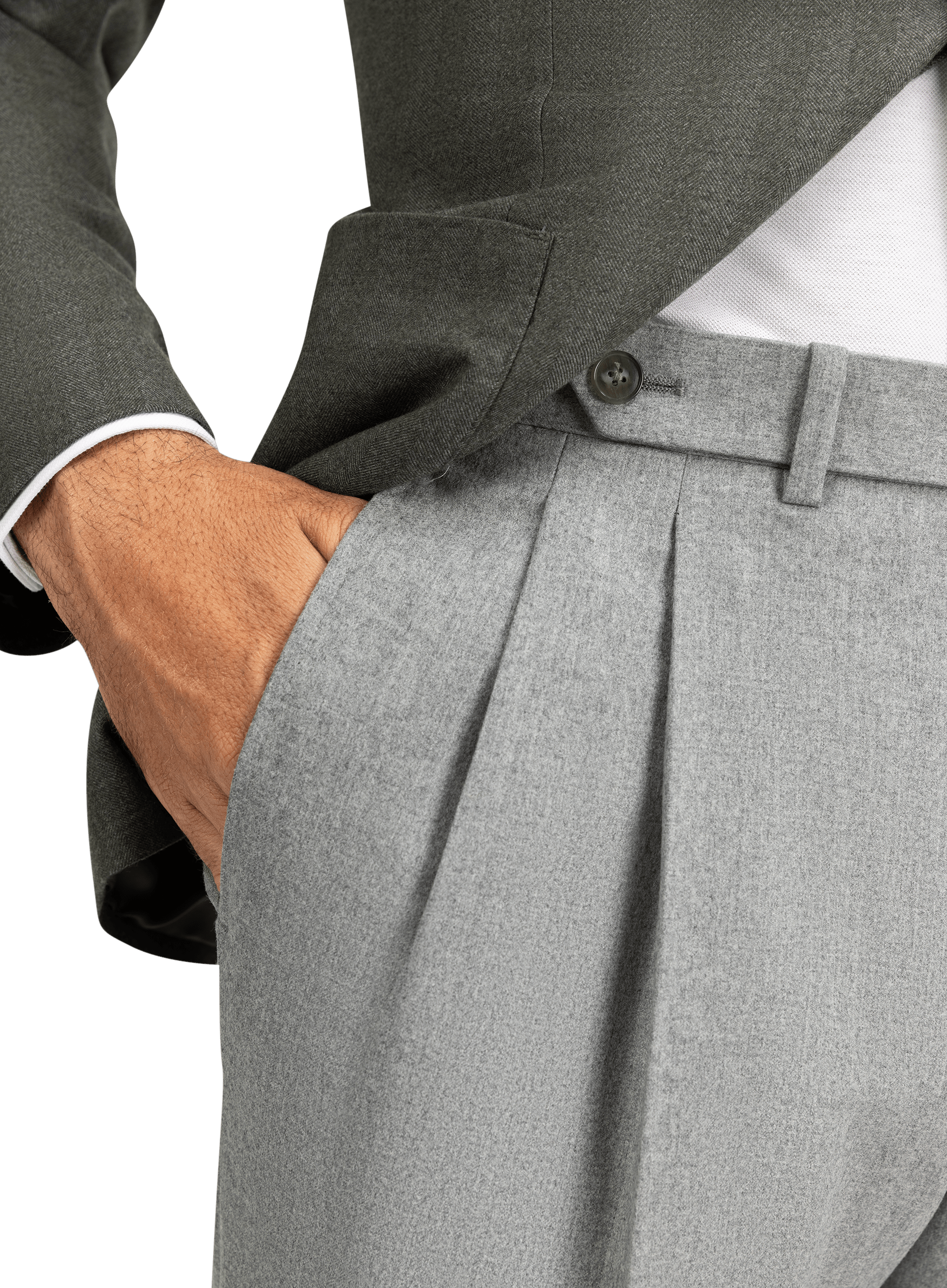 Pantalon van wol | FULL_WIDTH | L.Grijs