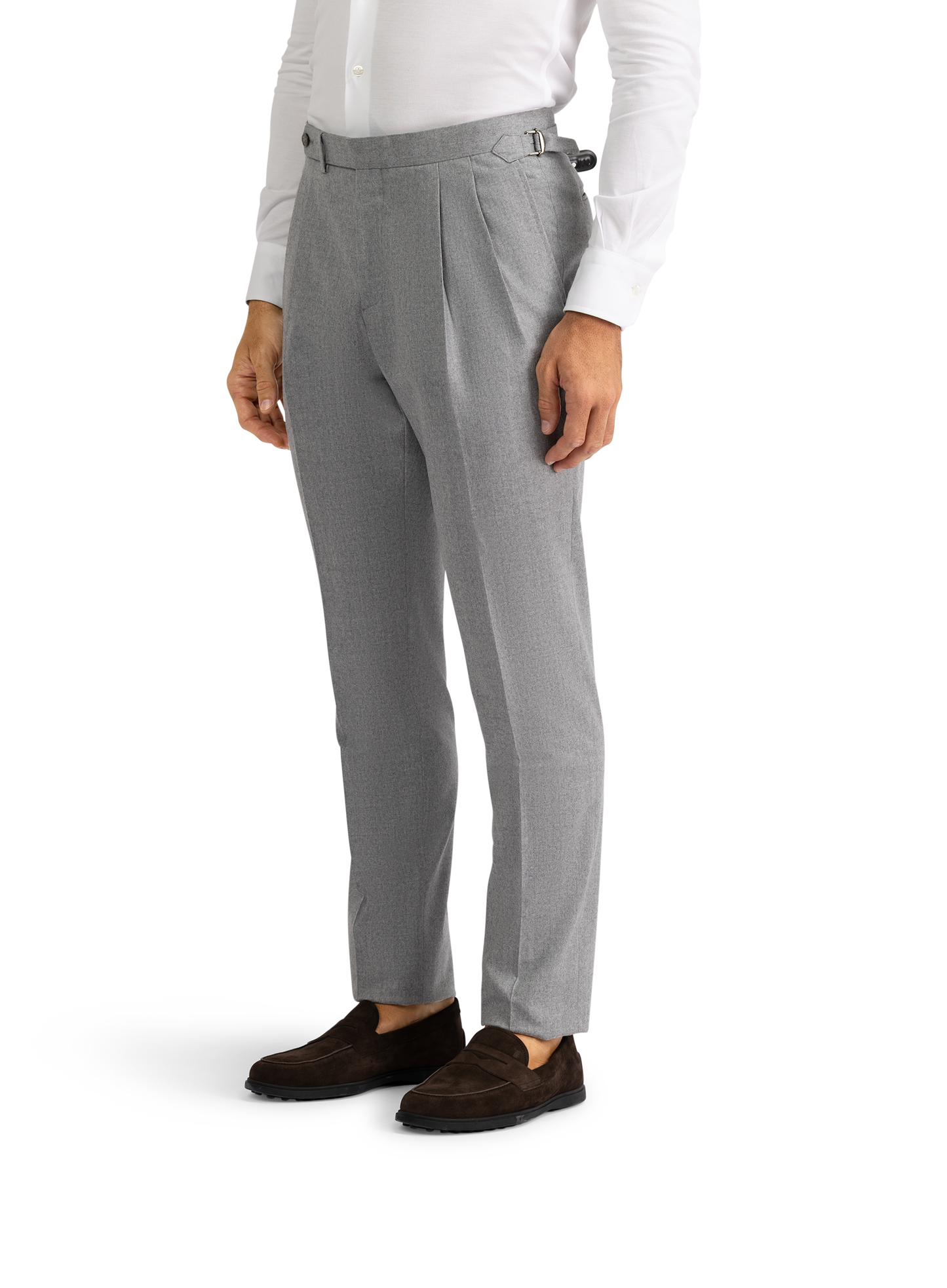 Pantalon van wol | L.Grijs