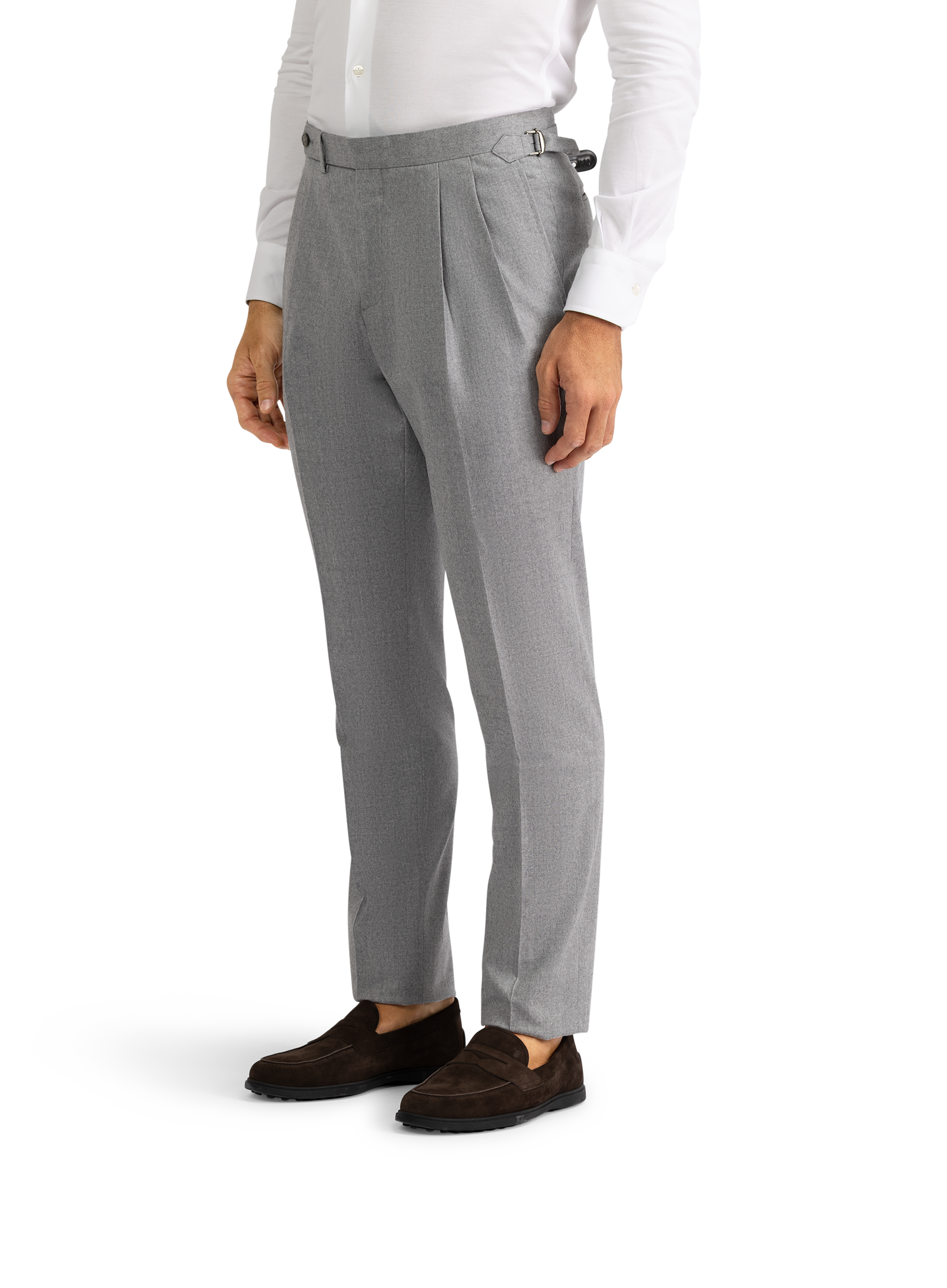 Pantalon van wol | L.Grijs