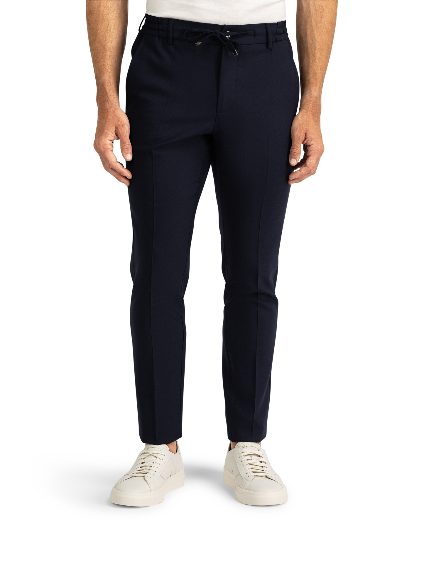 Spiaggia jog pantalon van wol | BLUE NAVY
