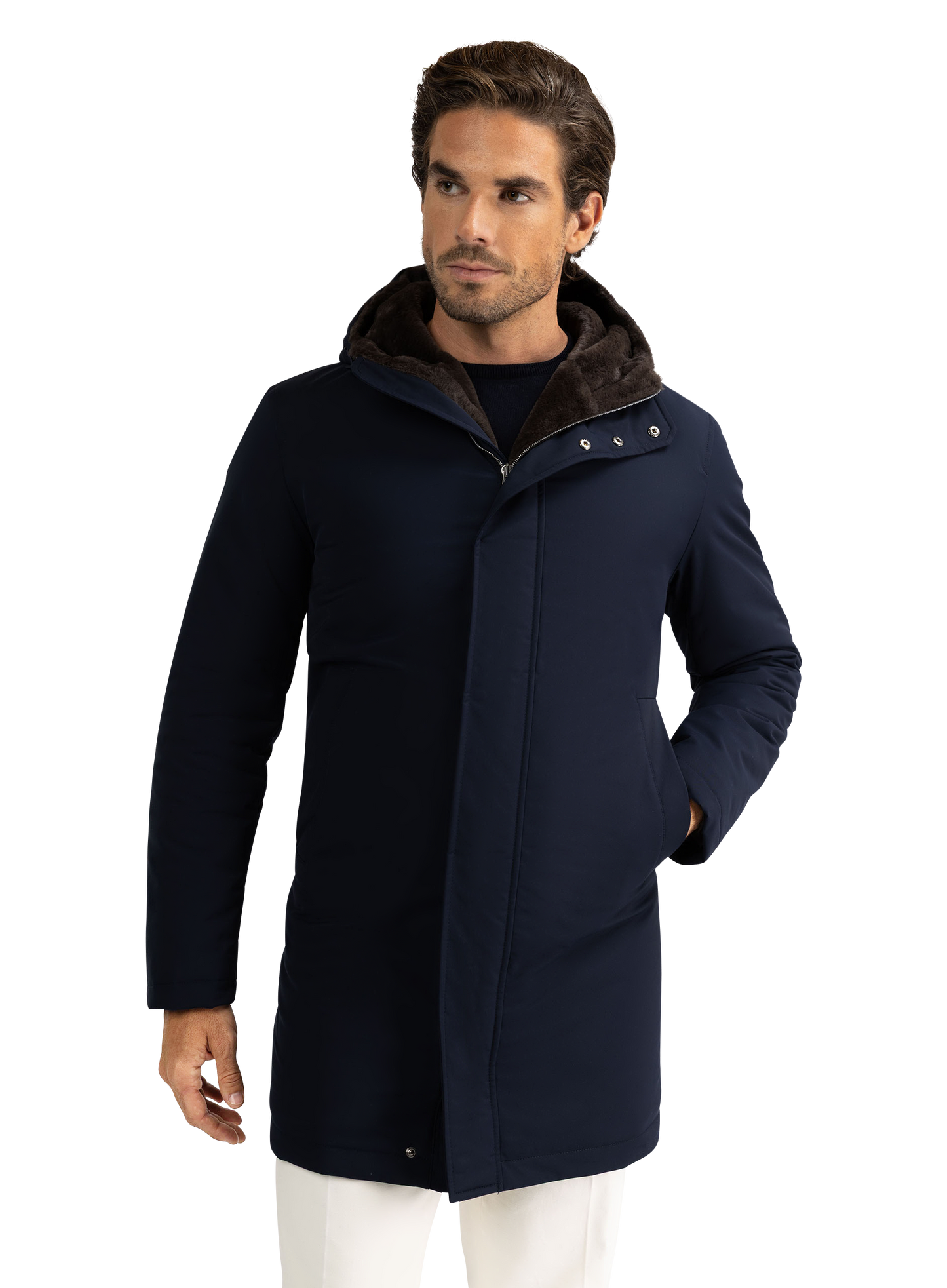 Waterafstotende jas | BLUE NAVY