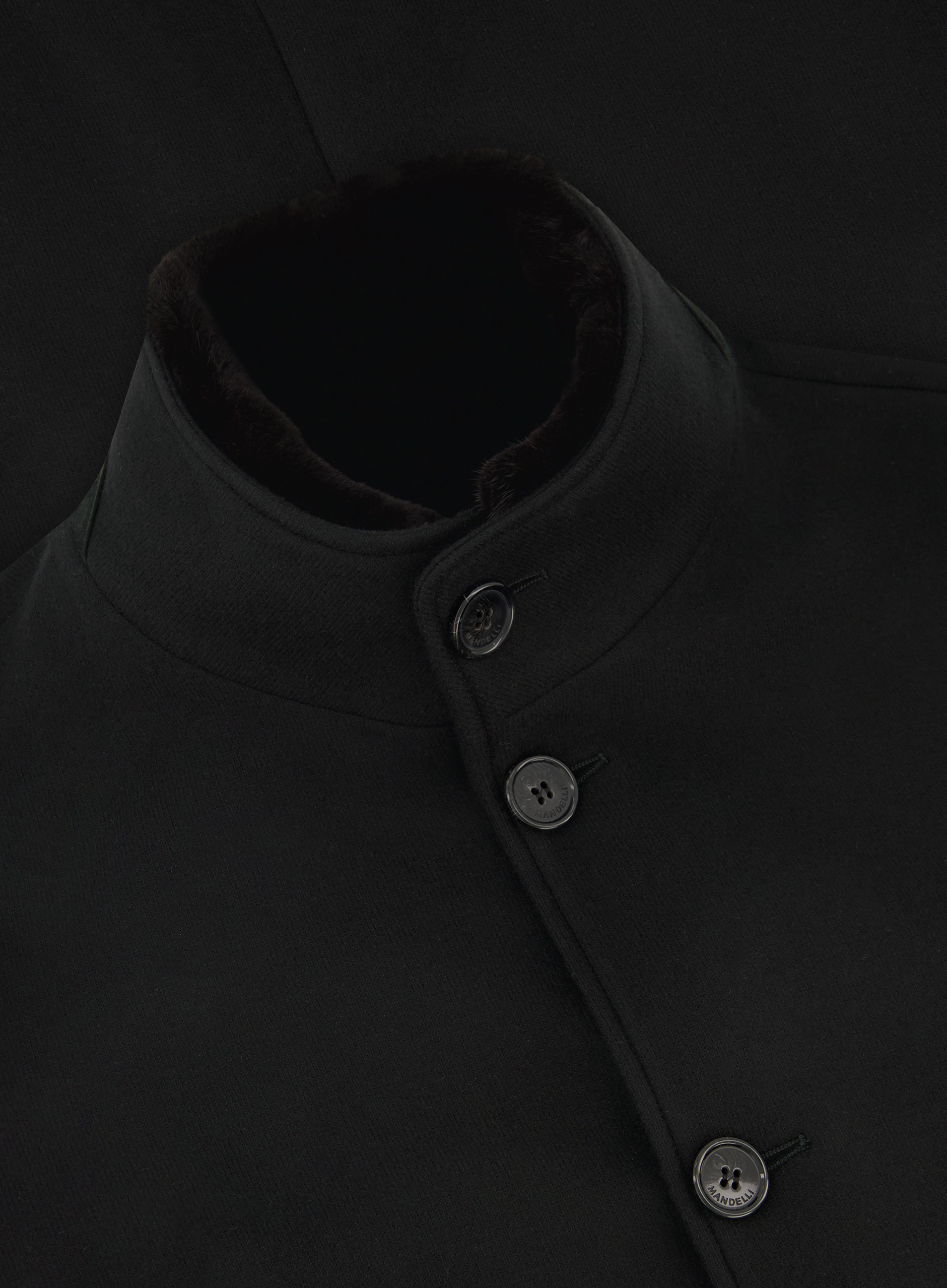 Jas van cashmere | FULL_WIDTH | Zwart
