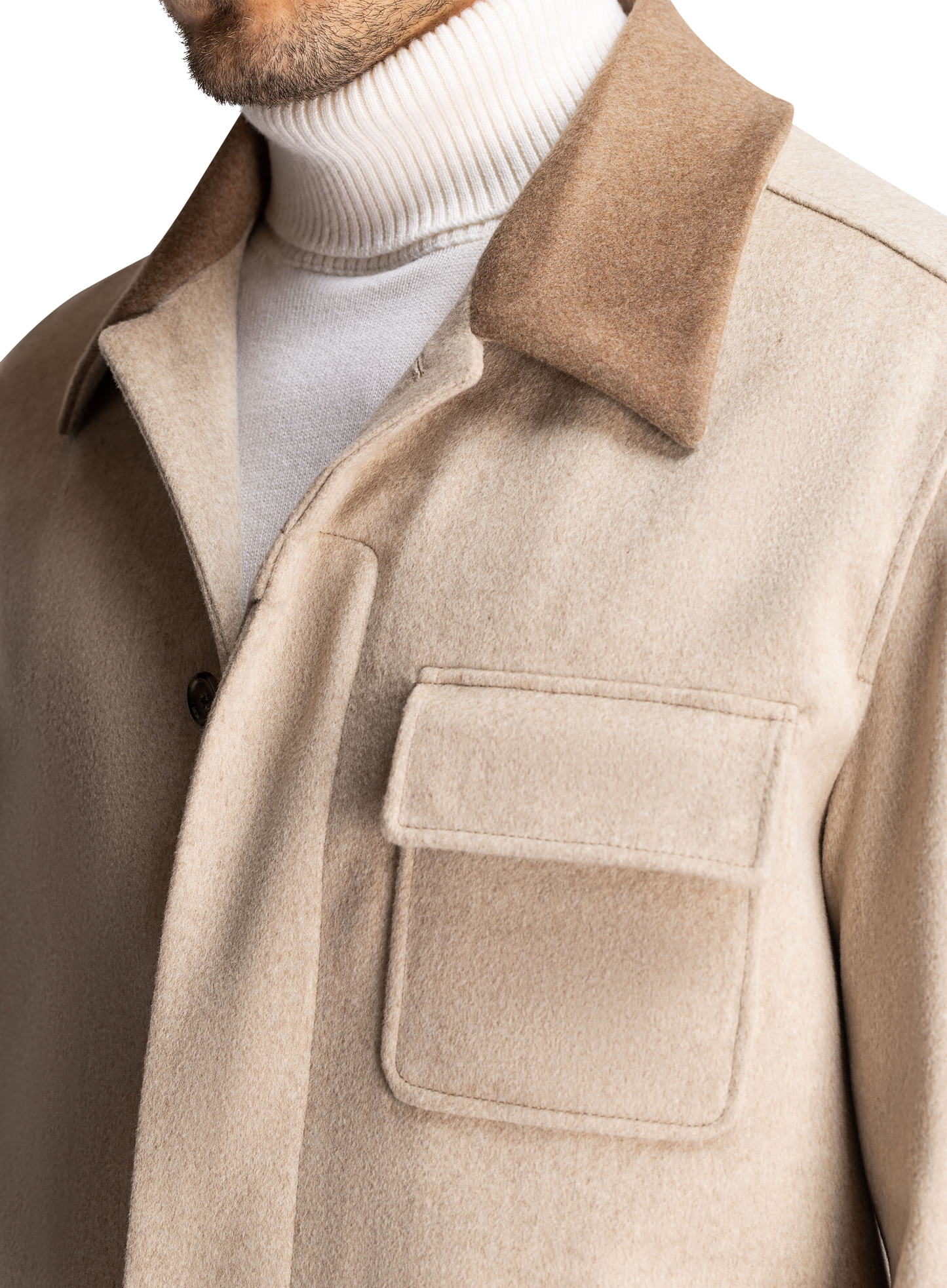 Jas van wol | FULL_WIDTH | Beige