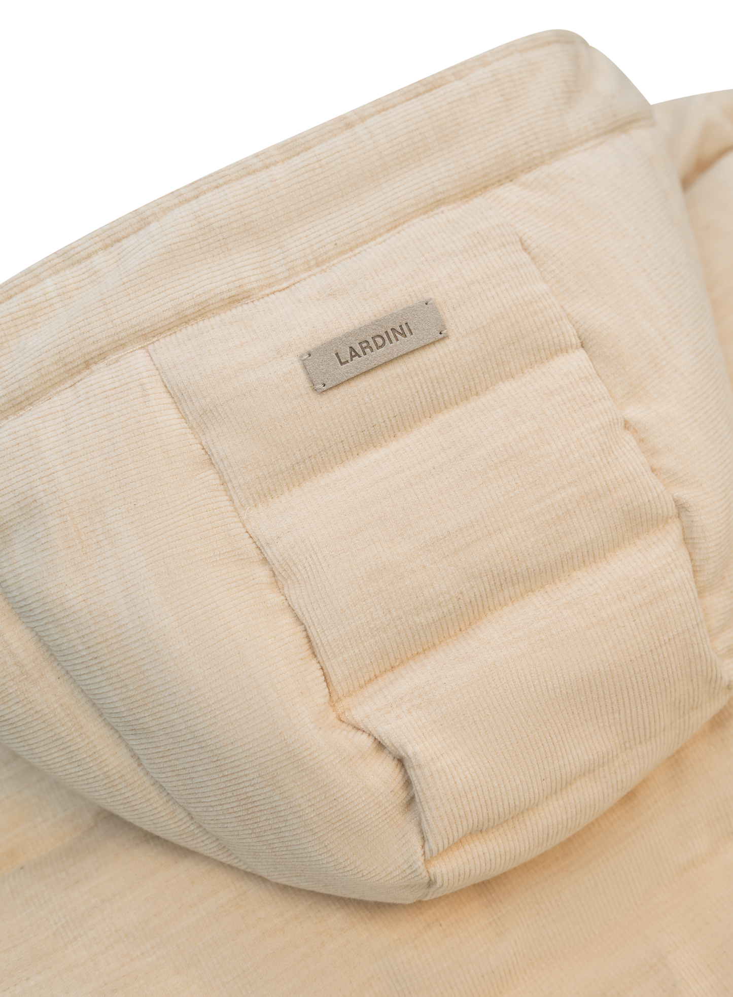 Corduroy jas met capuchon | FULL_WIDTH | Beige