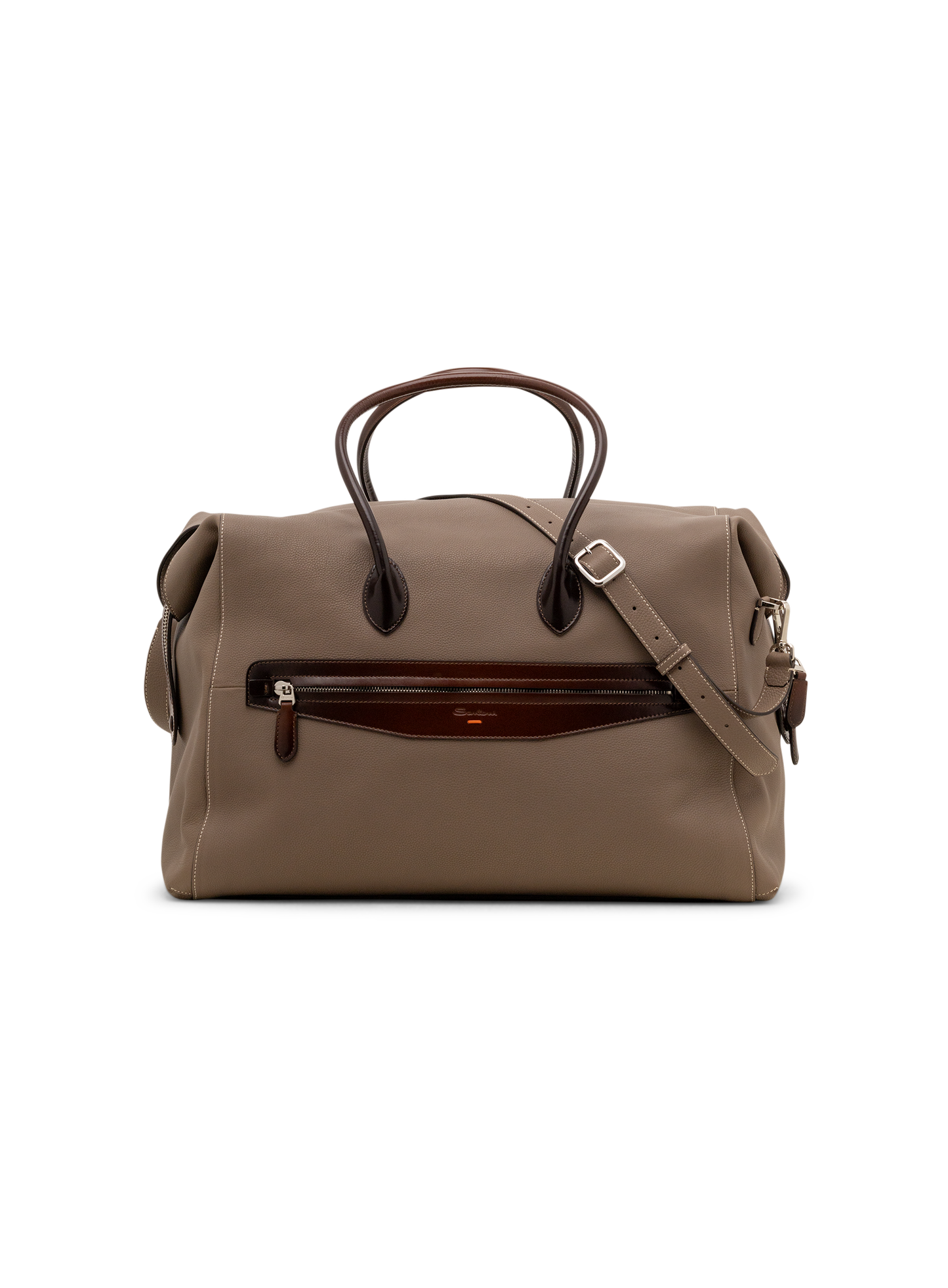 Weekendtas van leer | FULL_WIDTH | TAUPE