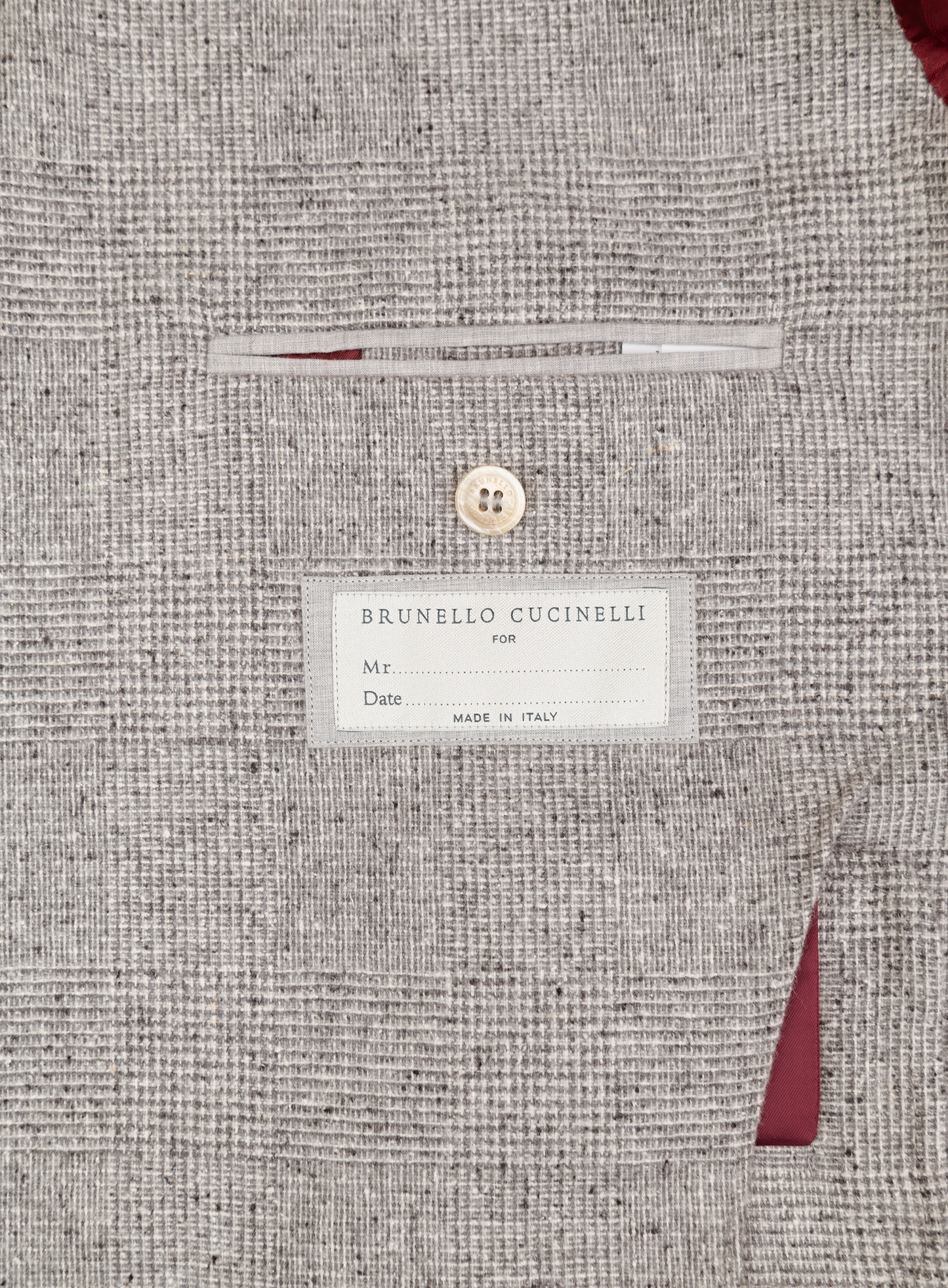 Glenchek jasje van zijde, wol en cashmere | FULL_WIDTH | Grijs