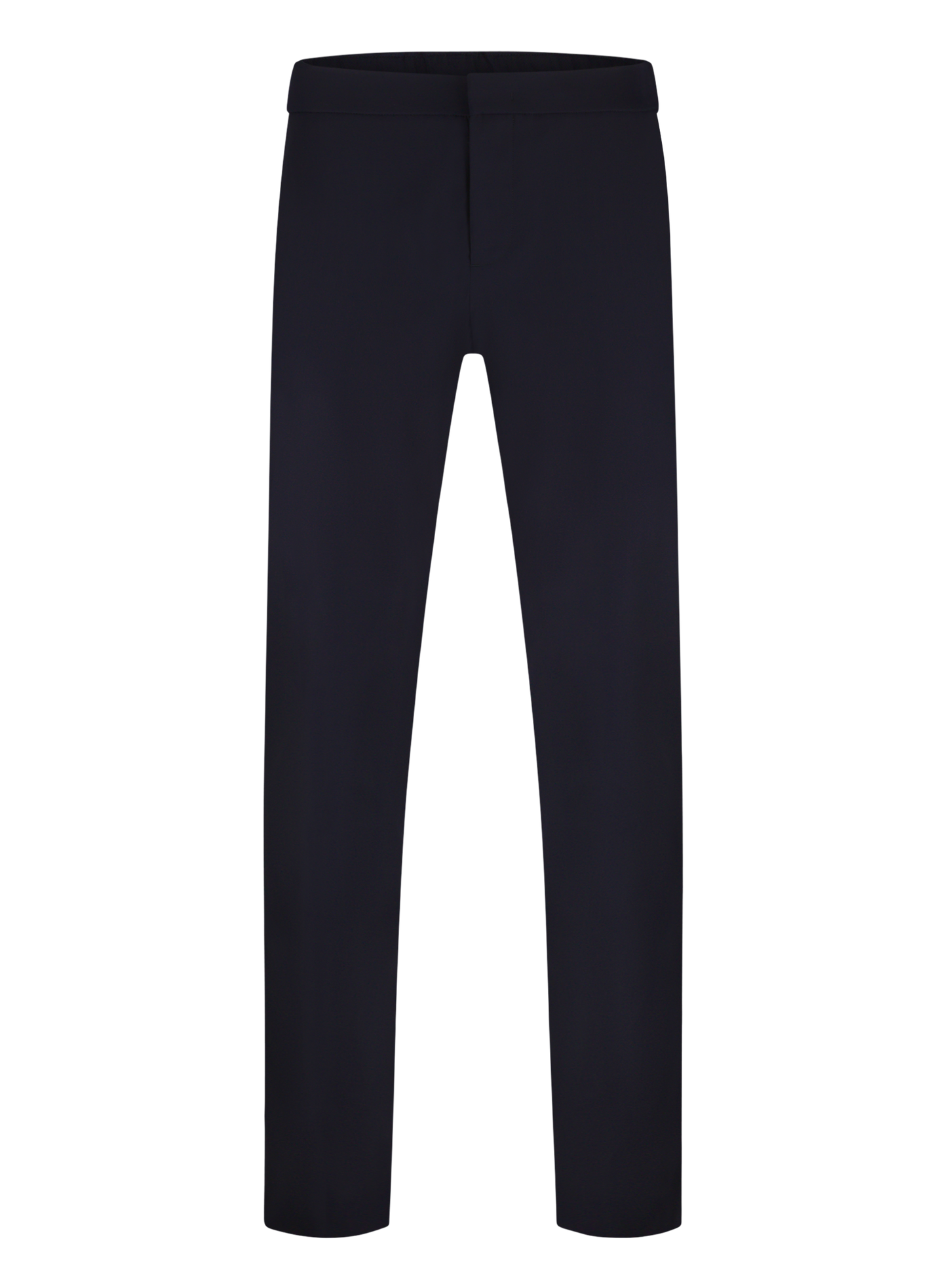 Pantalon van virgin wol en zijde | BLUE NAVY