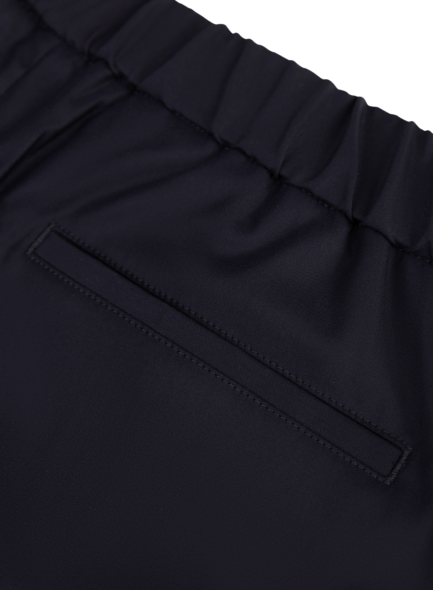 Pantalon van virgin wol en zijde | FULL_WIDTH | BLUE NAVY