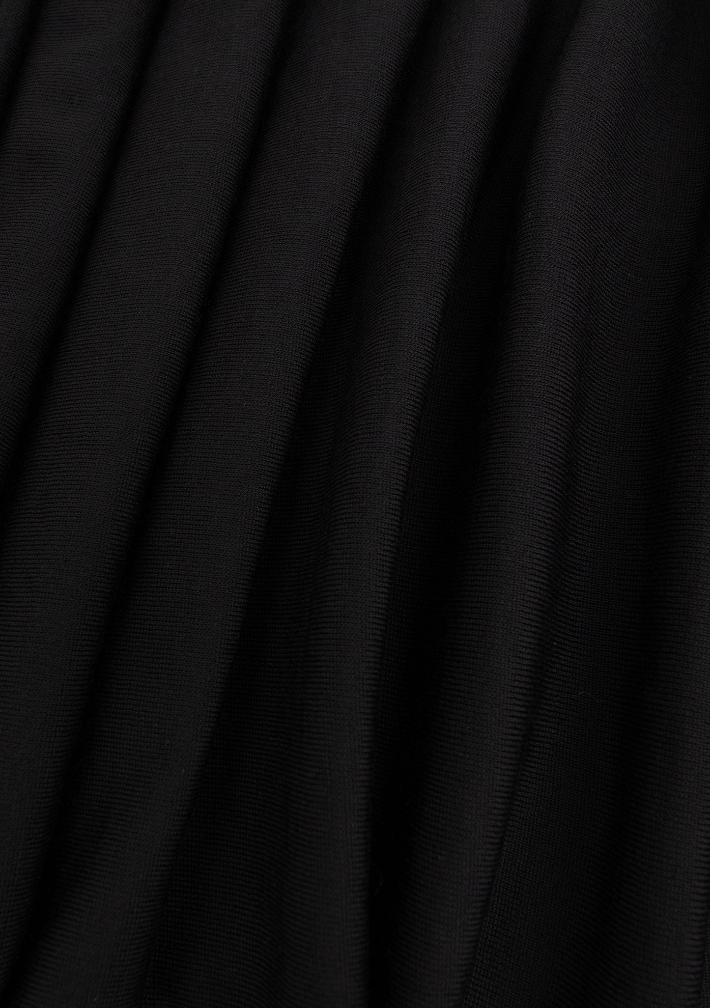 Poloshirt met lange mouwen van cashmere | FULL_WIDTH | Zwart