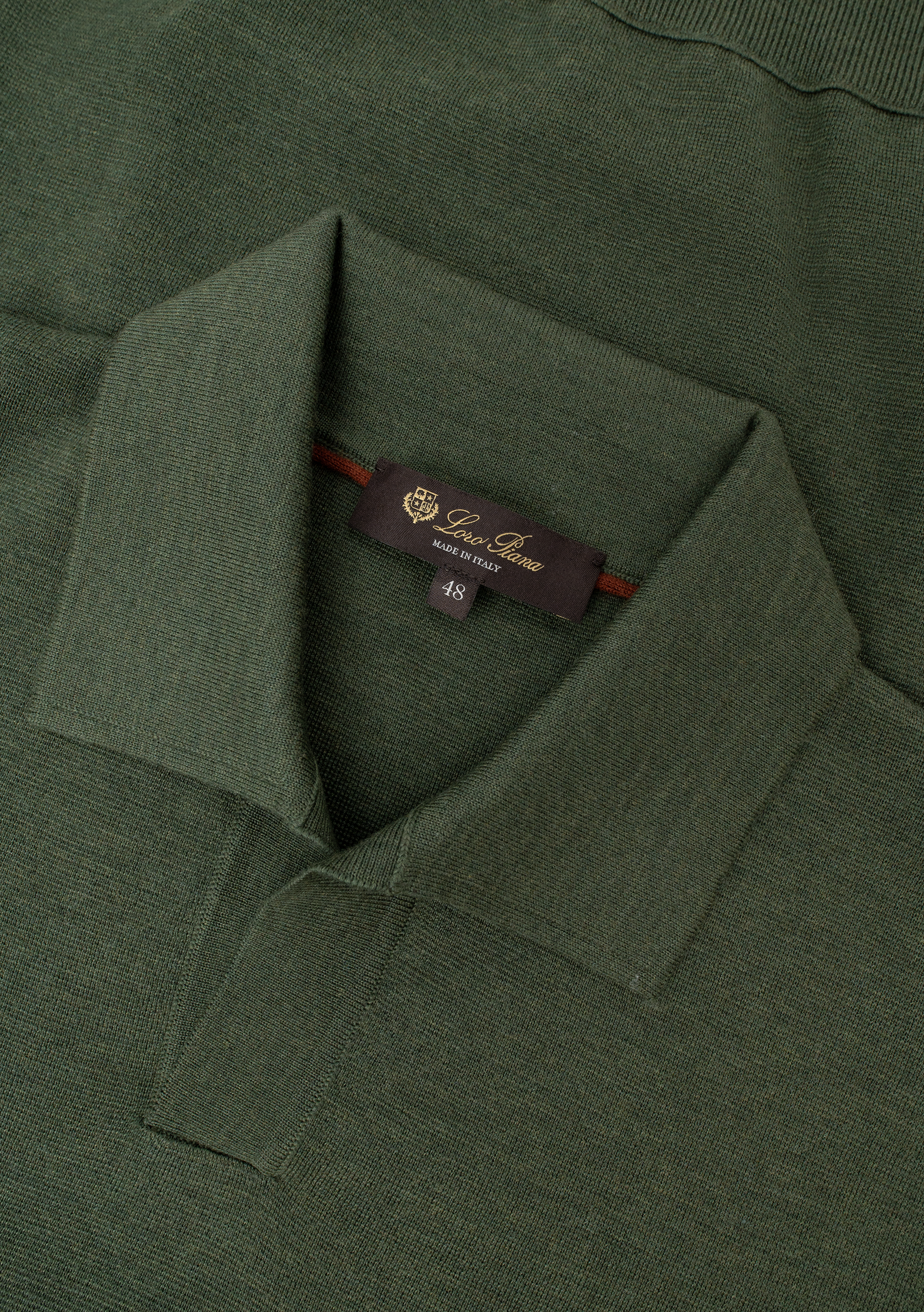 Buttonless polo van virgin wol | FULL_WIDTH | D.Groen