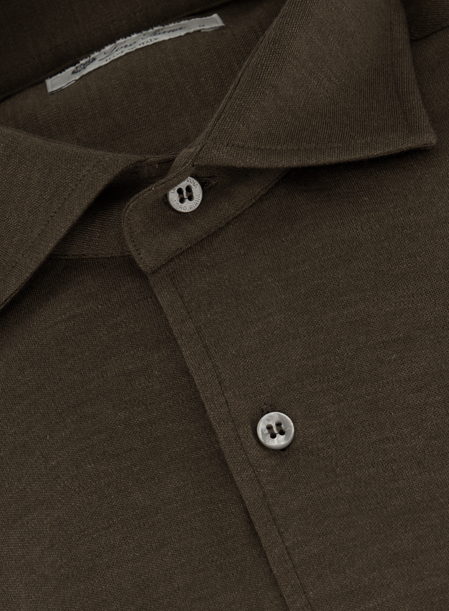 Shirt van cashmere en zijde | FULL_WIDTH | Bruin