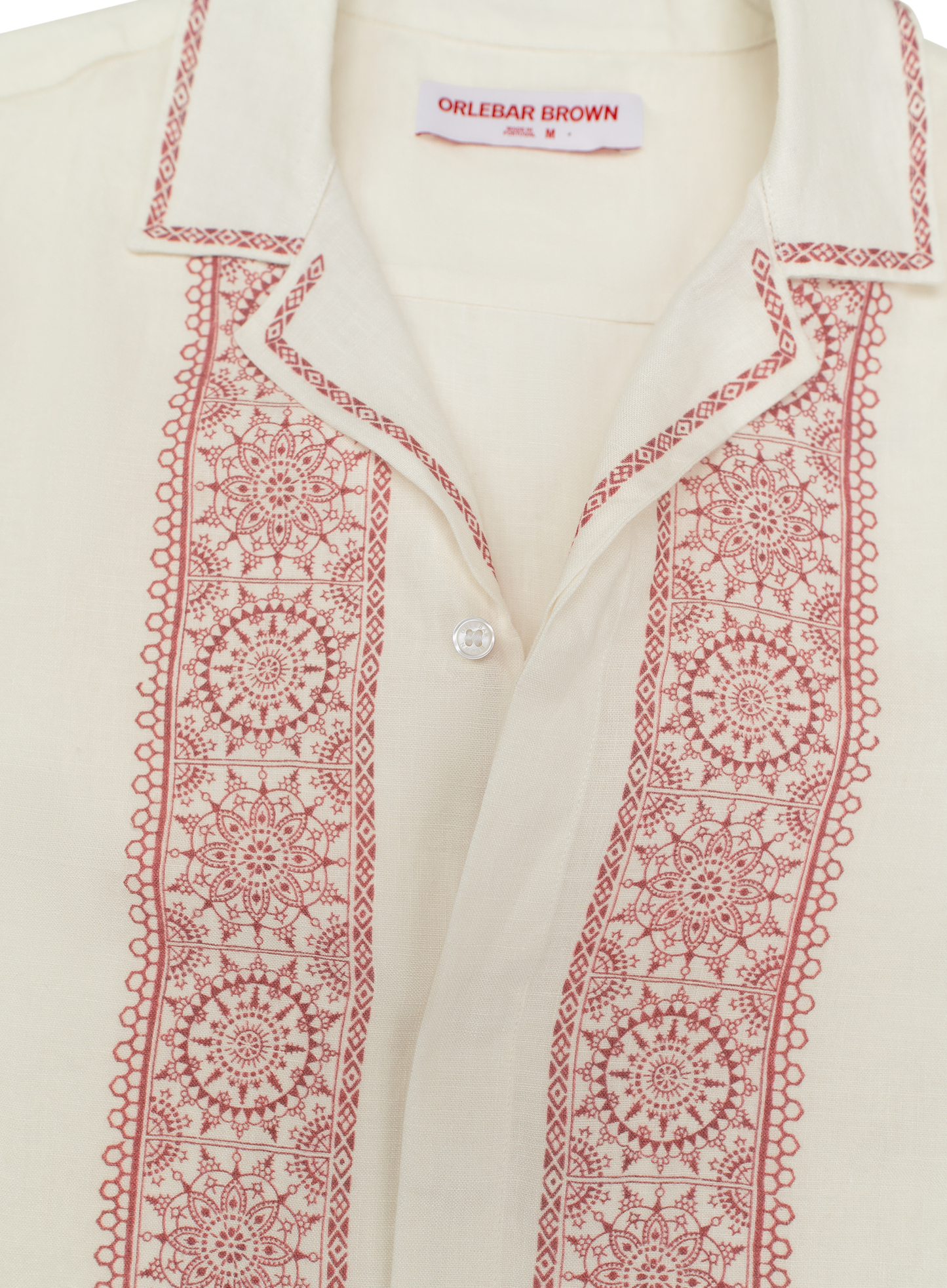 Maitan shirt van linnen | FULL_WIDTH | DARK BORDEAUX