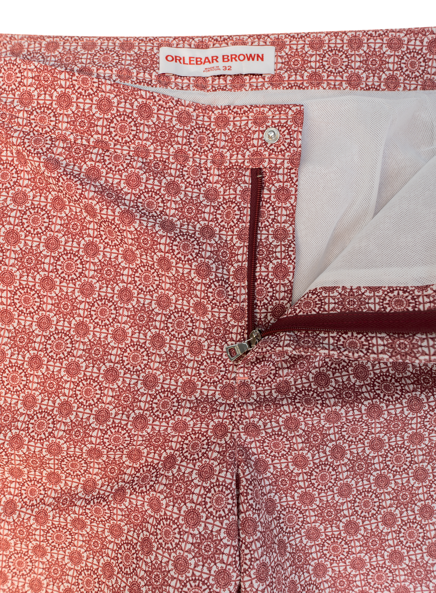 Bulldog zwembroek met print | FULL_WIDTH | Bordeaux