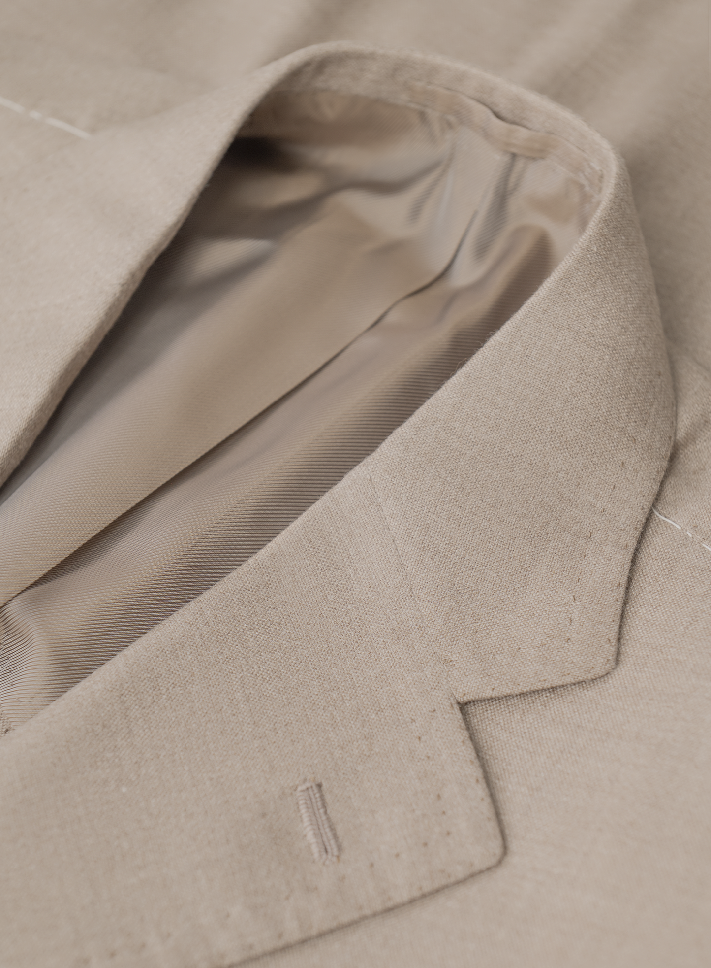 Handgemaakt jasje van cashmere | TAUPE