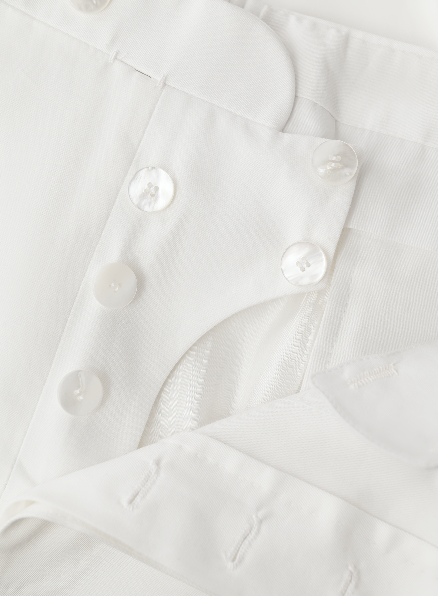 Pantalon van katoen | Wit