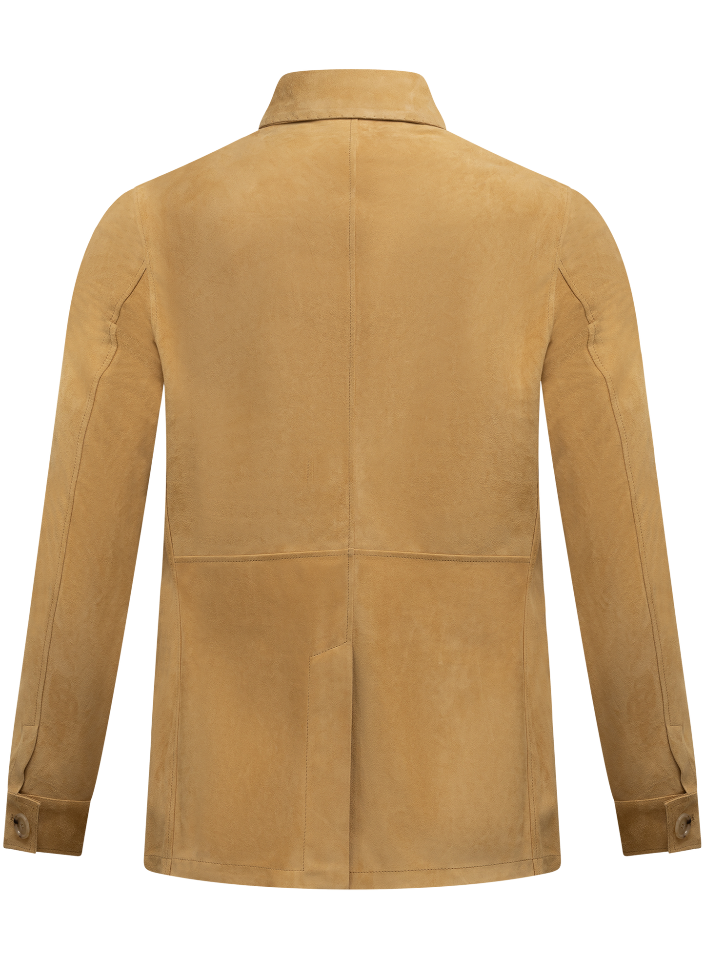 Suède safari jasje | Camel