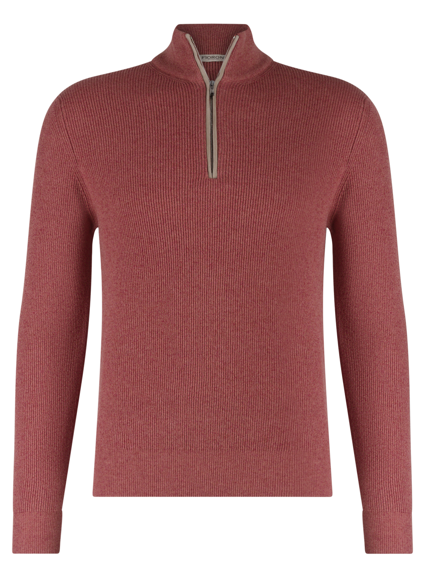 Half-zip trui van cashmere | SOUR CHERRY