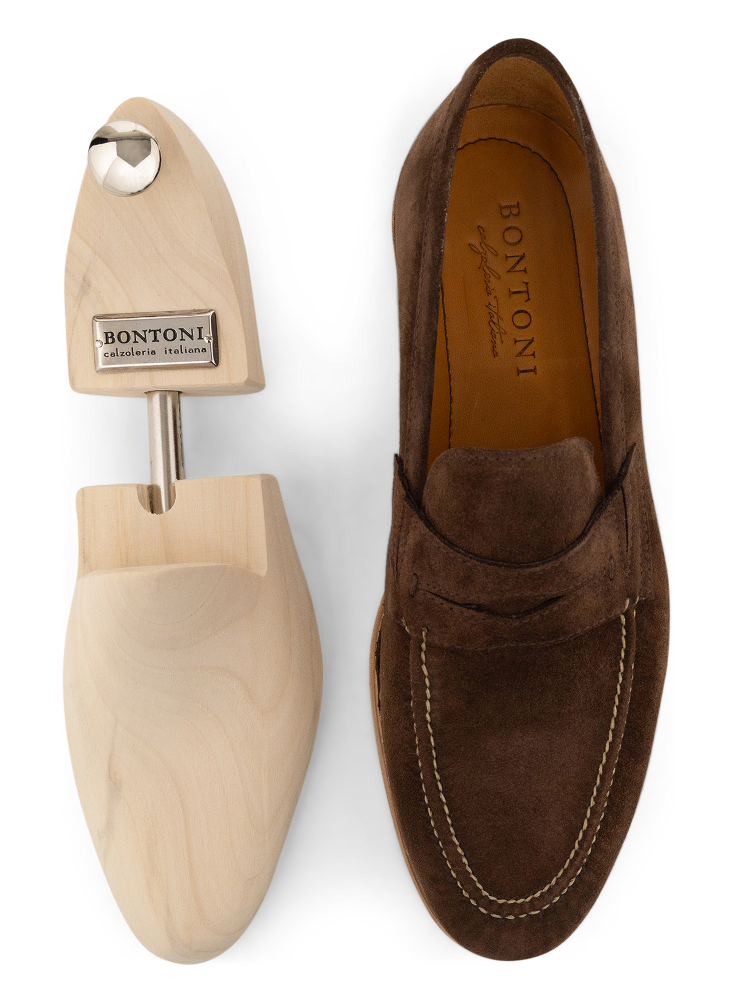 Suède penny loafers | Bruin