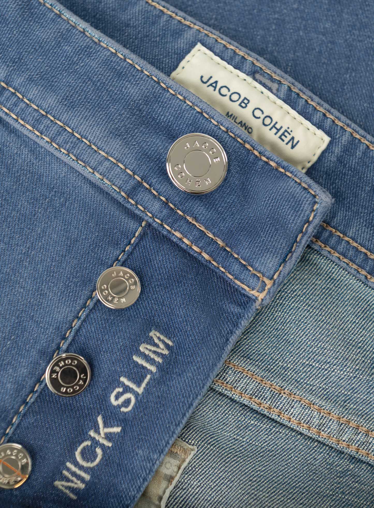 Nick jeans van katoen | FULL_WIDTH | Blauw
