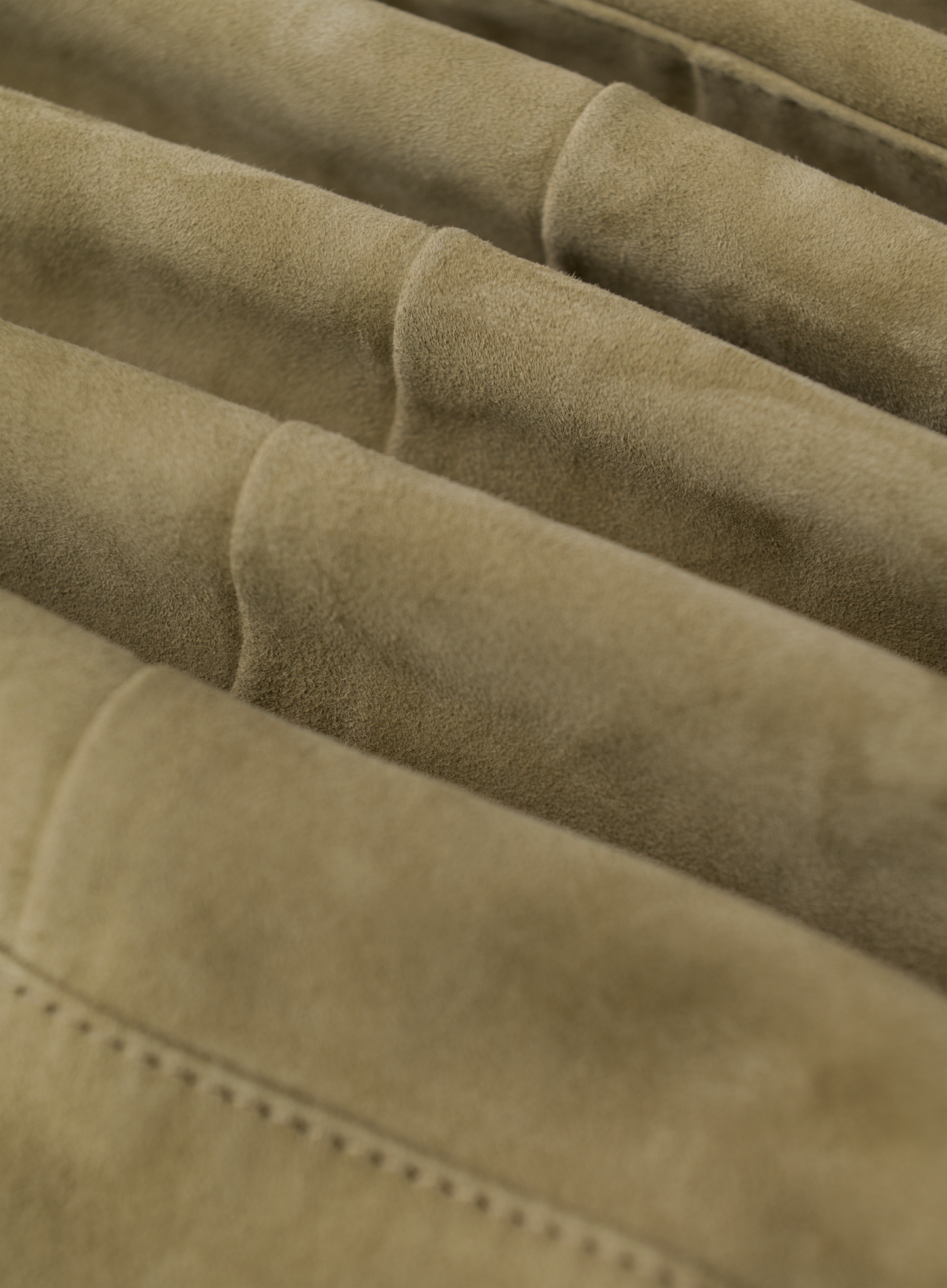 Dex overshirt van suėde | Groen