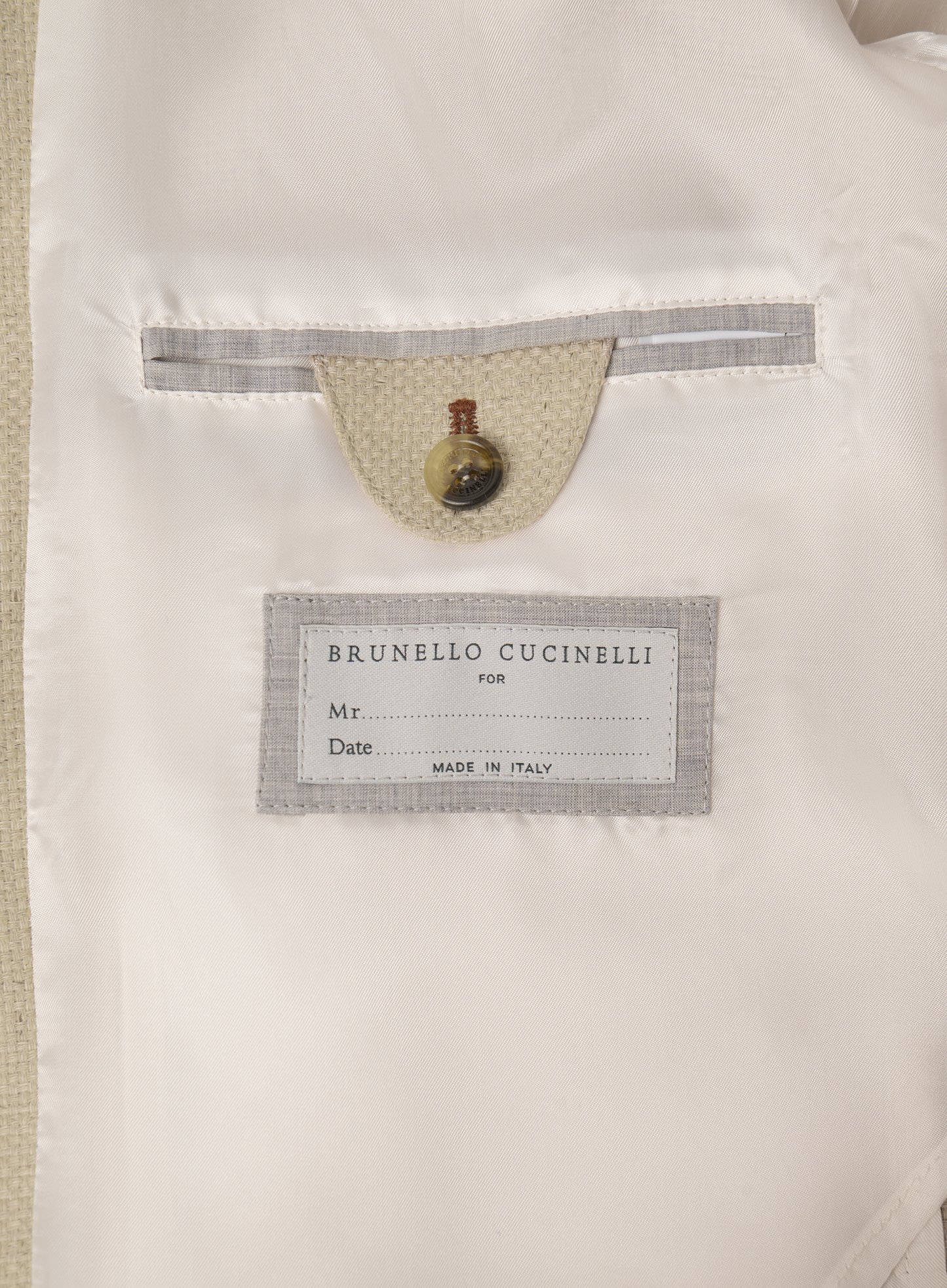 Jas van zijde, linnen en wol | FULL_WIDTH | Beige