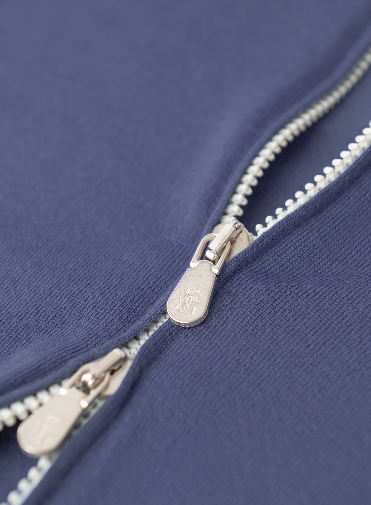 Ritsvest van cashmere en wol | Blue Denim