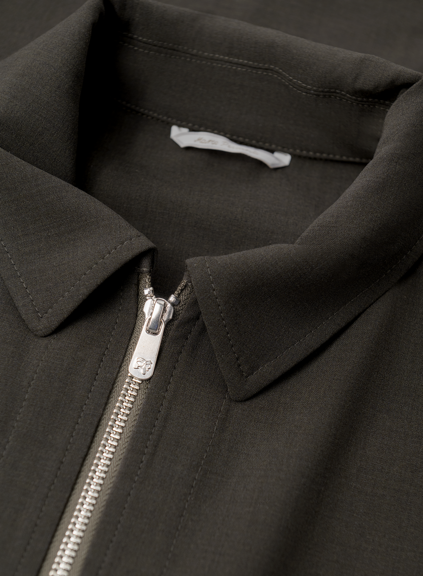 Overshirt van scheerwol | FULL_WIDTH | D.Groen