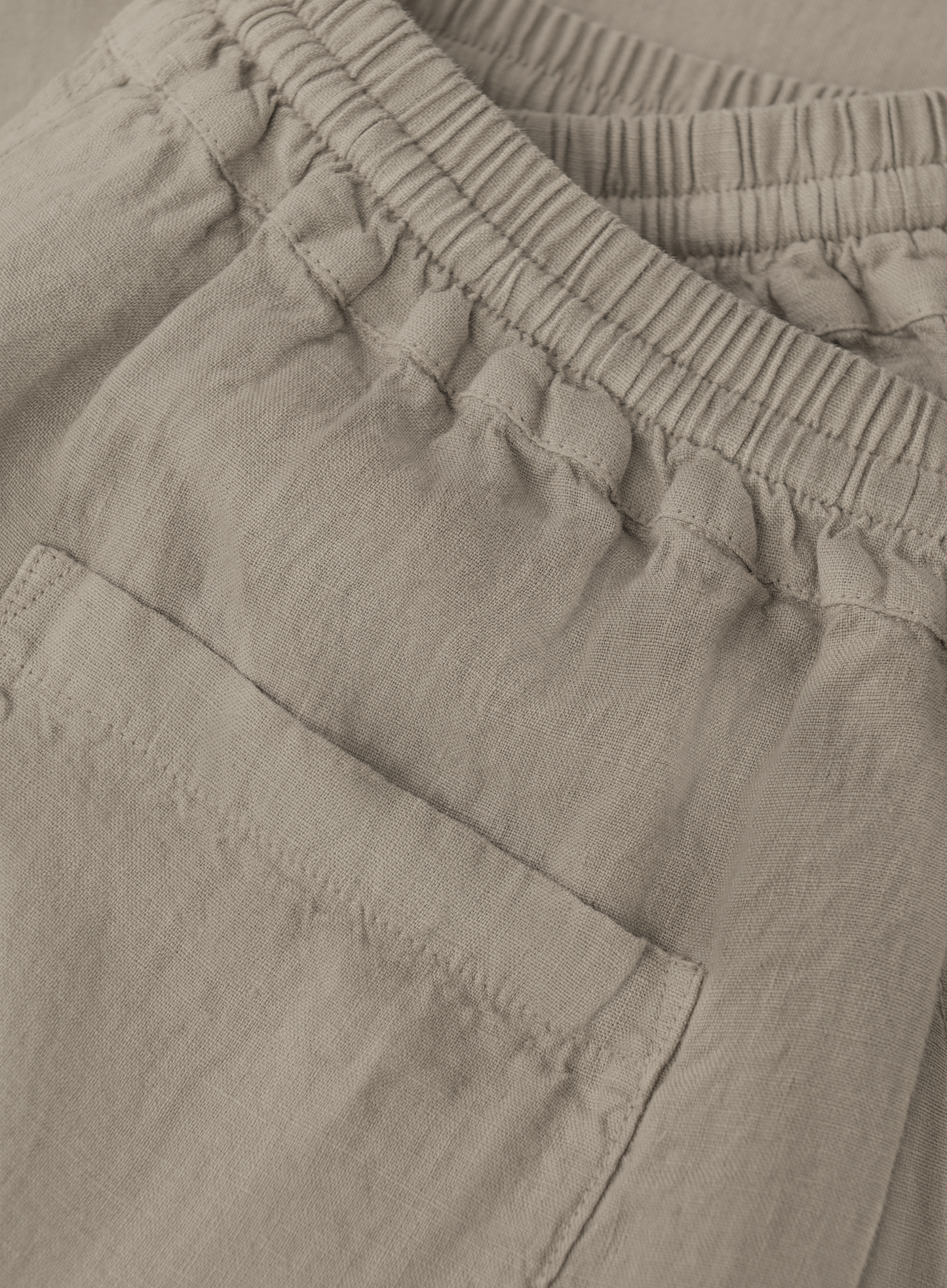 Linnen broek | FULL_WIDTH | TAUPE