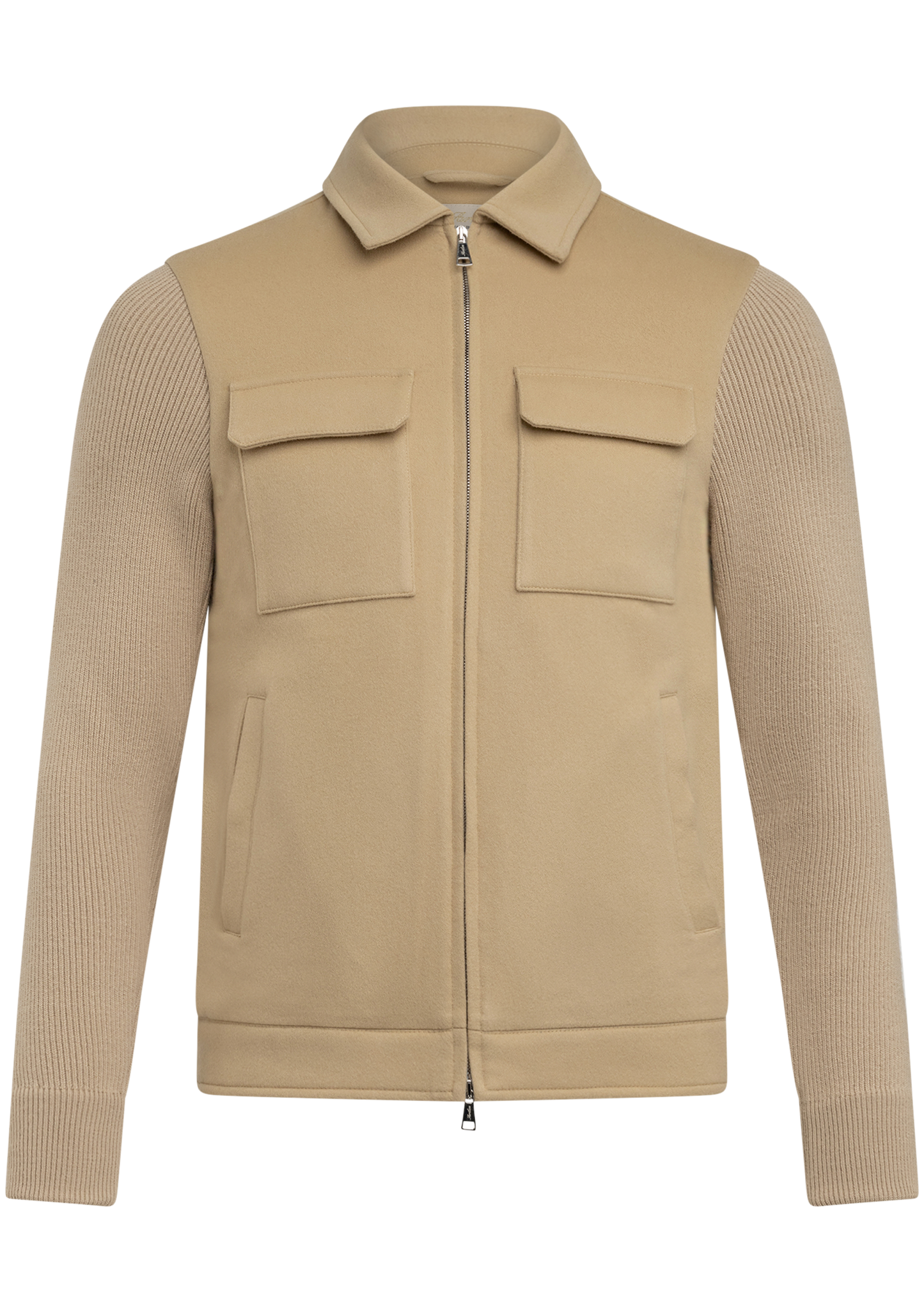 Jack van wol en cashmere | Beige