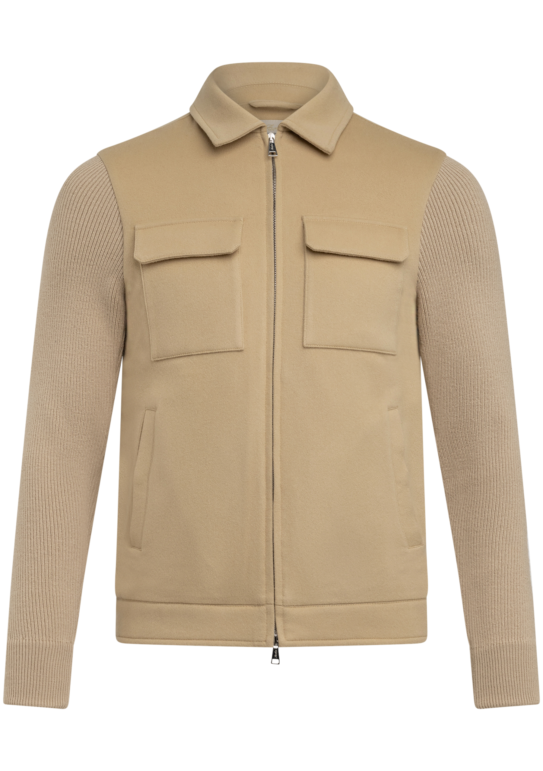 Jack van wol en cashmere | Beige