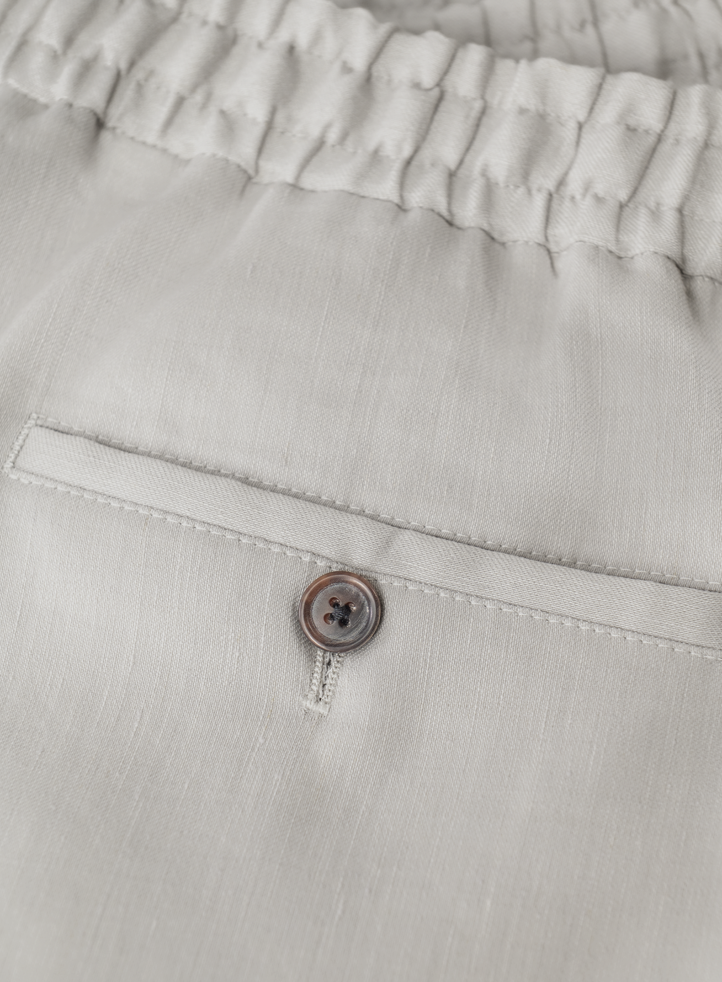 Broek van linnen en wol | L.Grijs