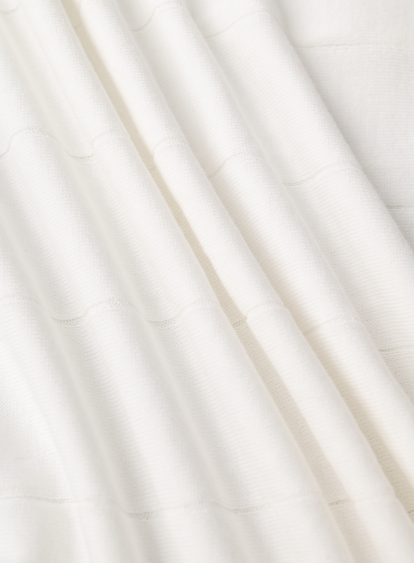 Buttonless polo van katoen | FULL_WIDTH | Wit