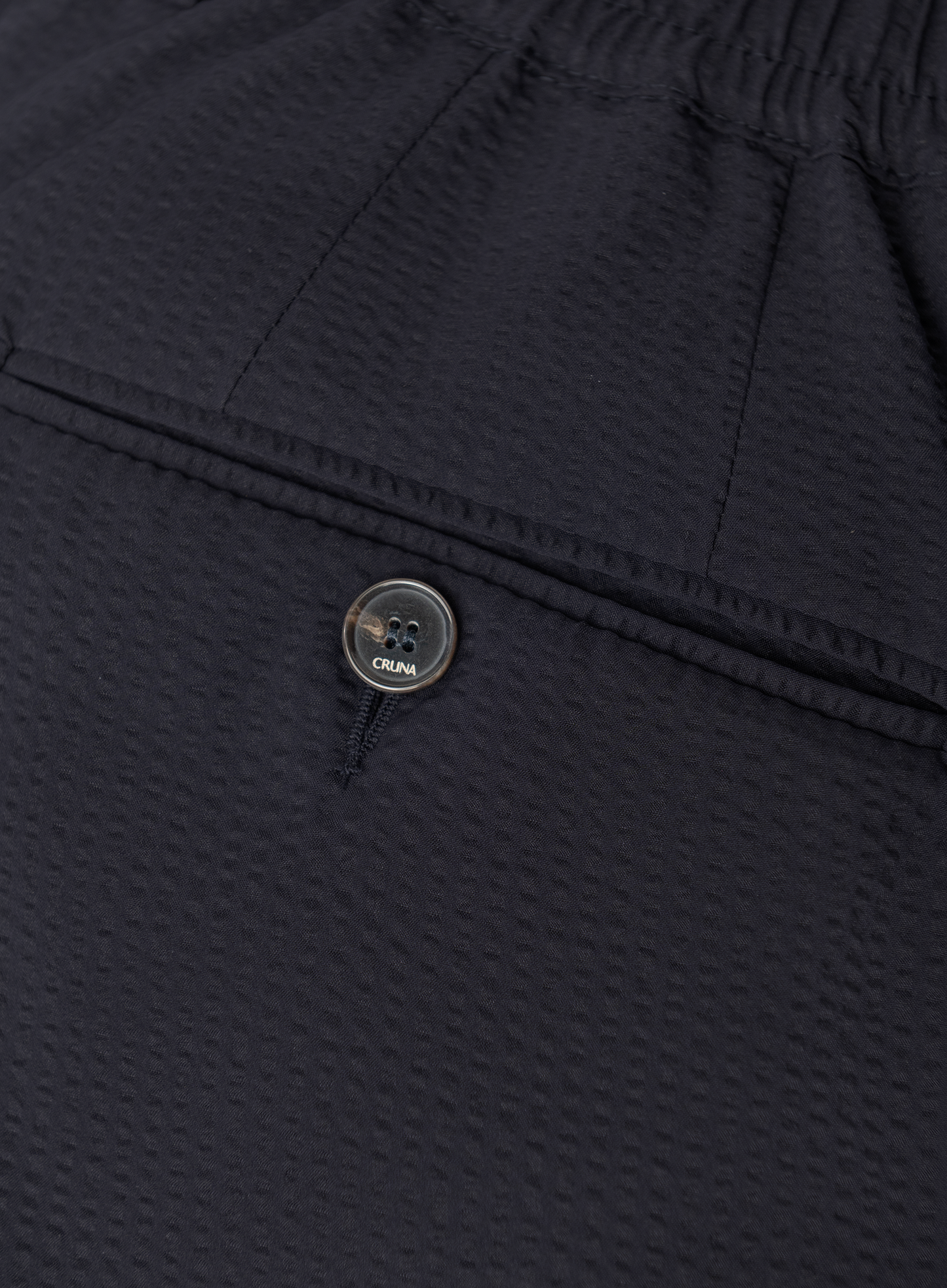 Broek met stretch | BLUE NAVY