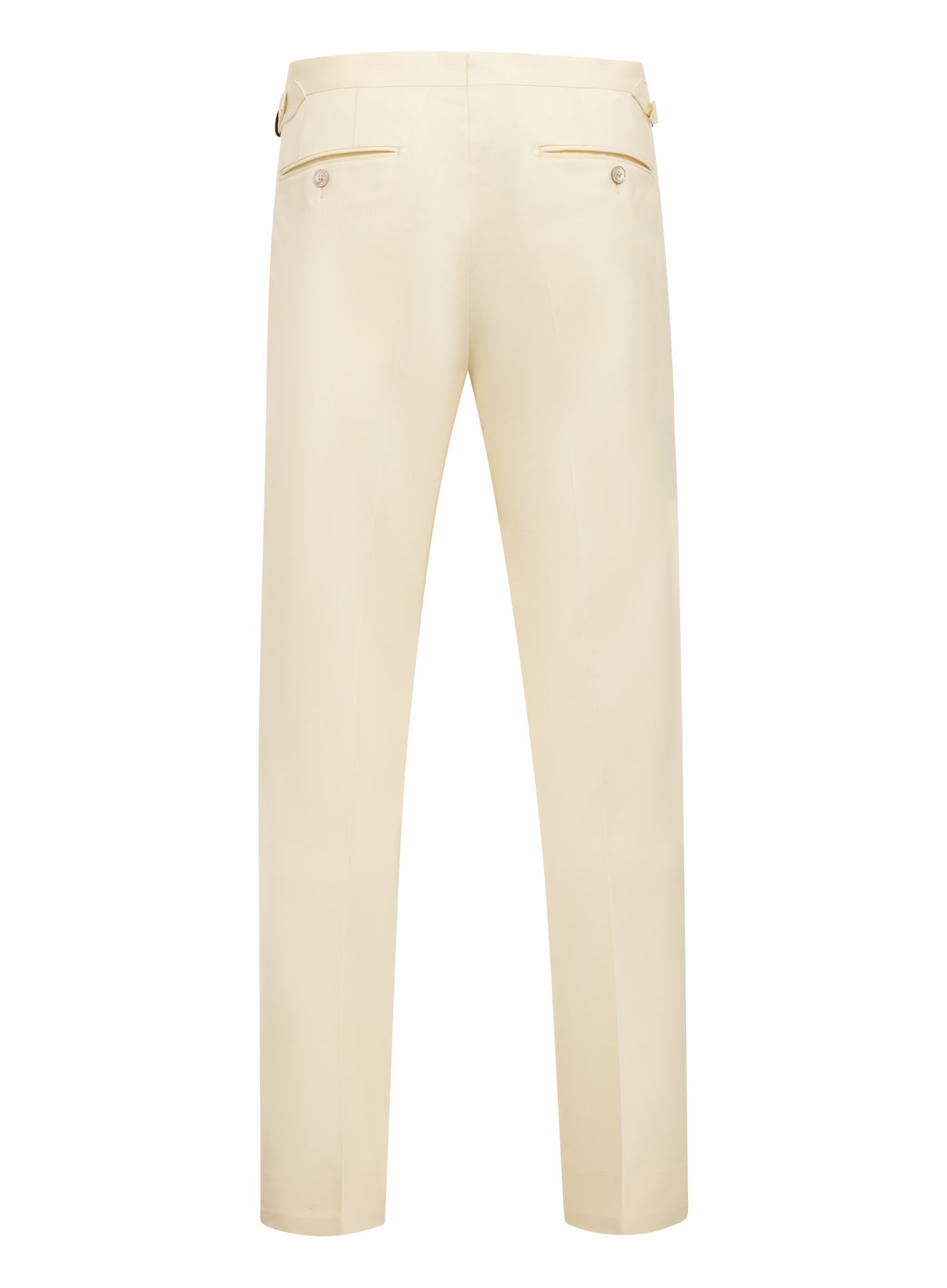 Pantalon van wol, zijde en linnen | ROOM-WIT