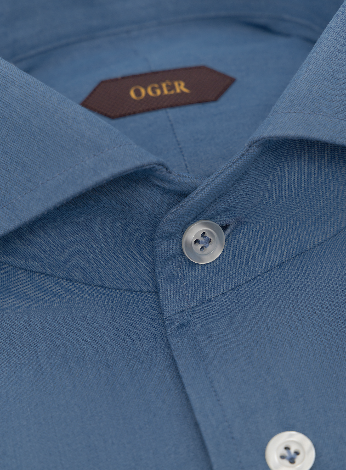 Denim katoen shirt | FULL_WIDTH | Blue Denim